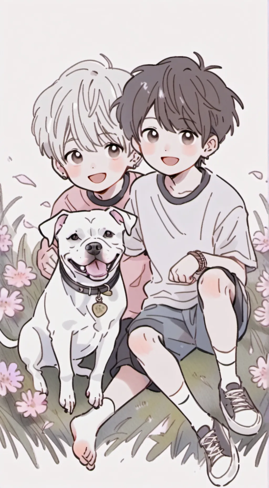 ai character: zack dave and wolf background