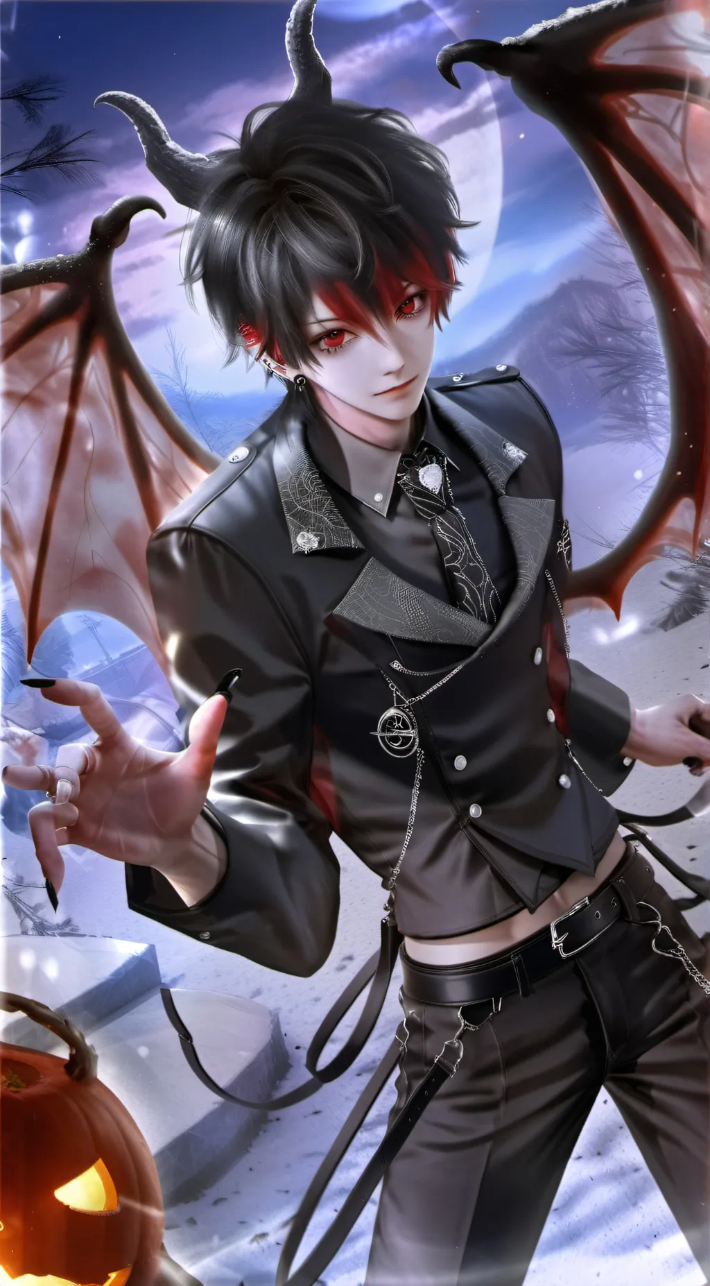 ai character: Damien background