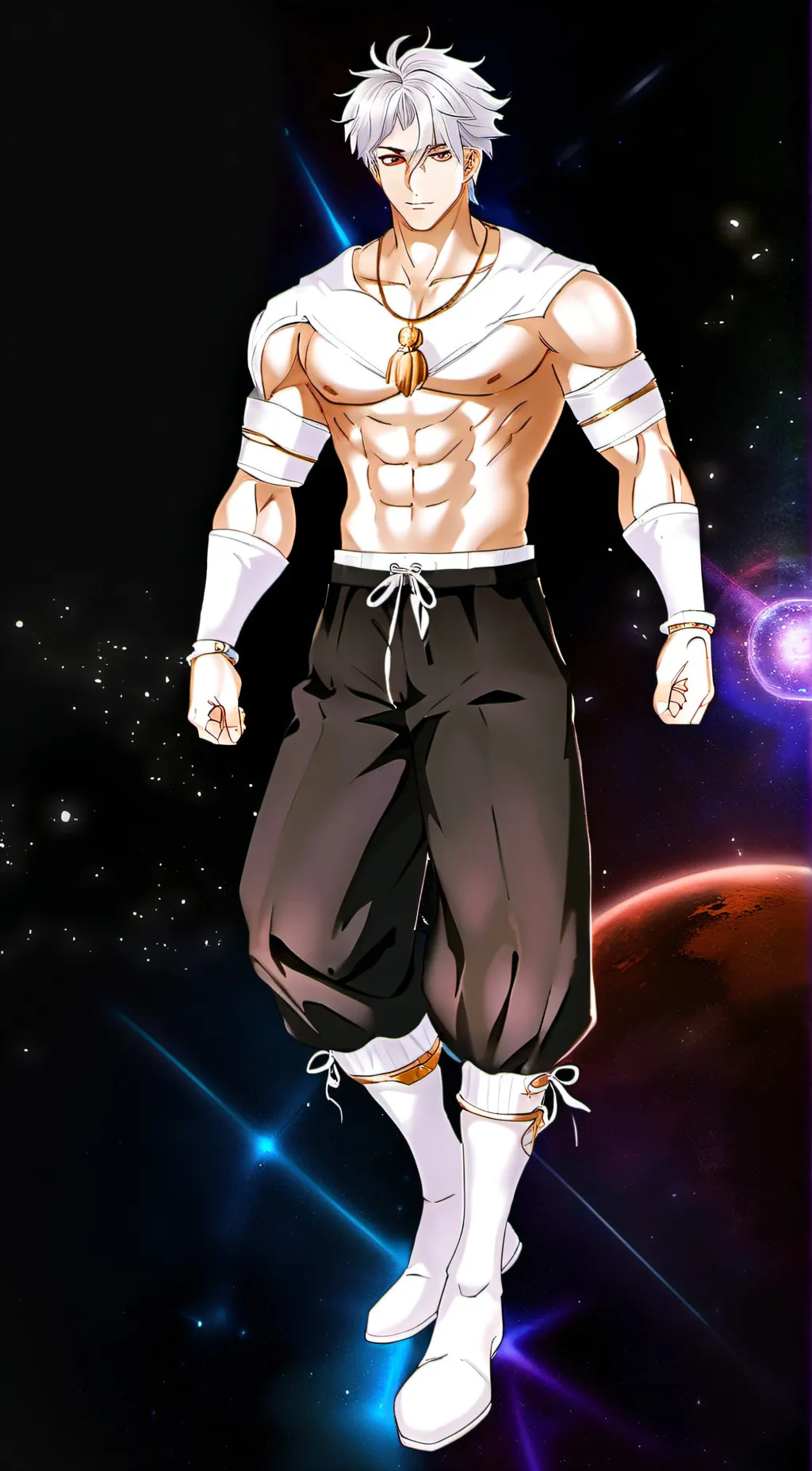 ai character: Licht background