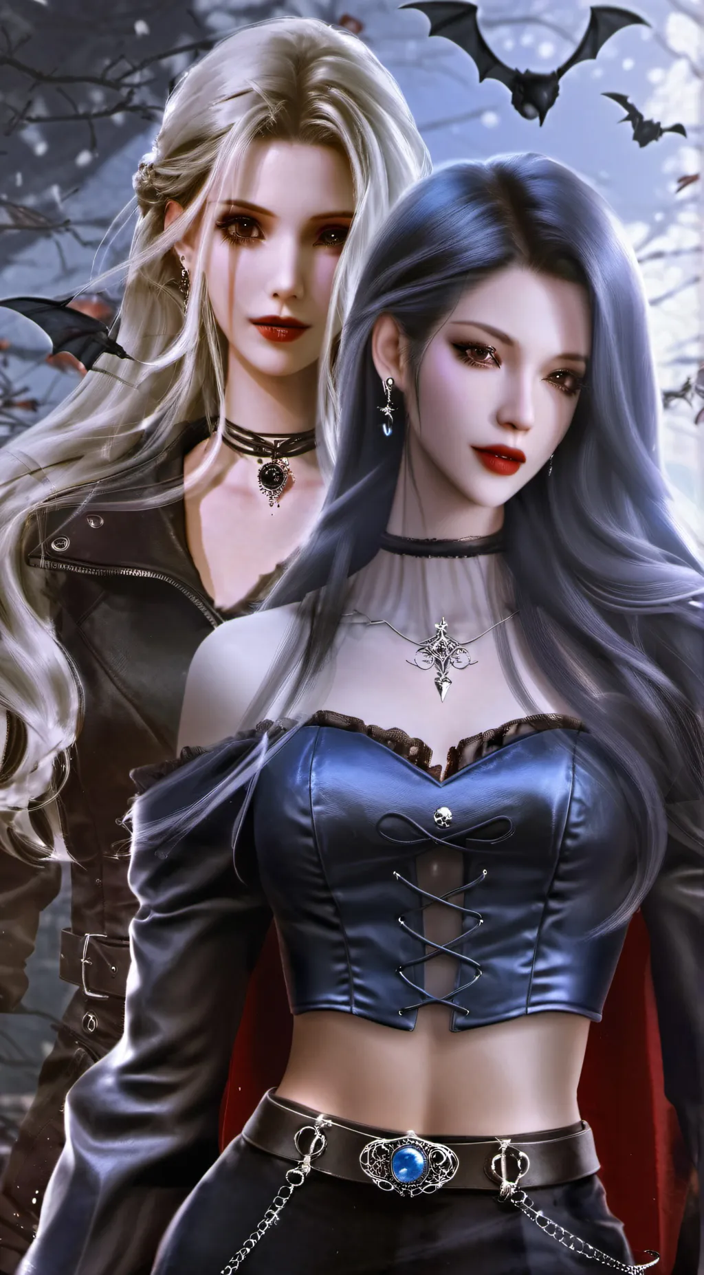 ai character: Bella & Ruby background