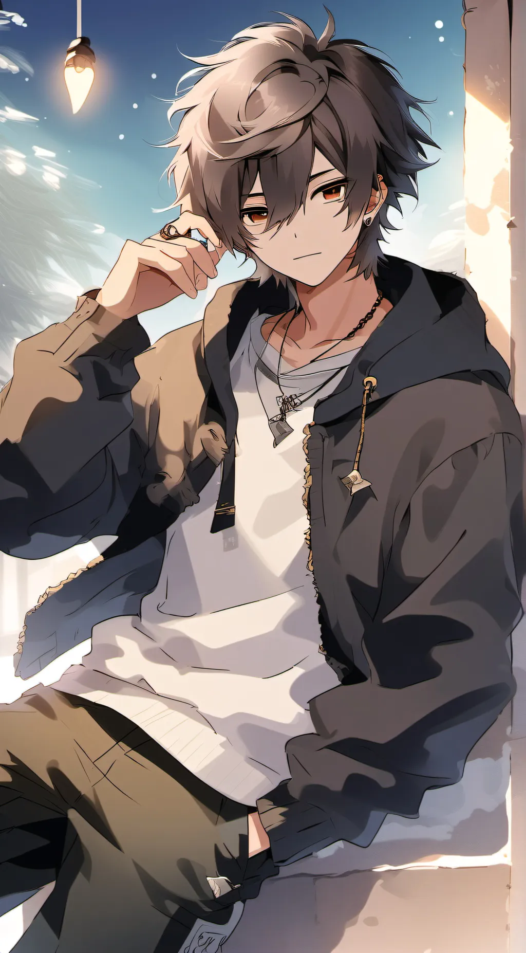 ai character: Jake~~🦢 background