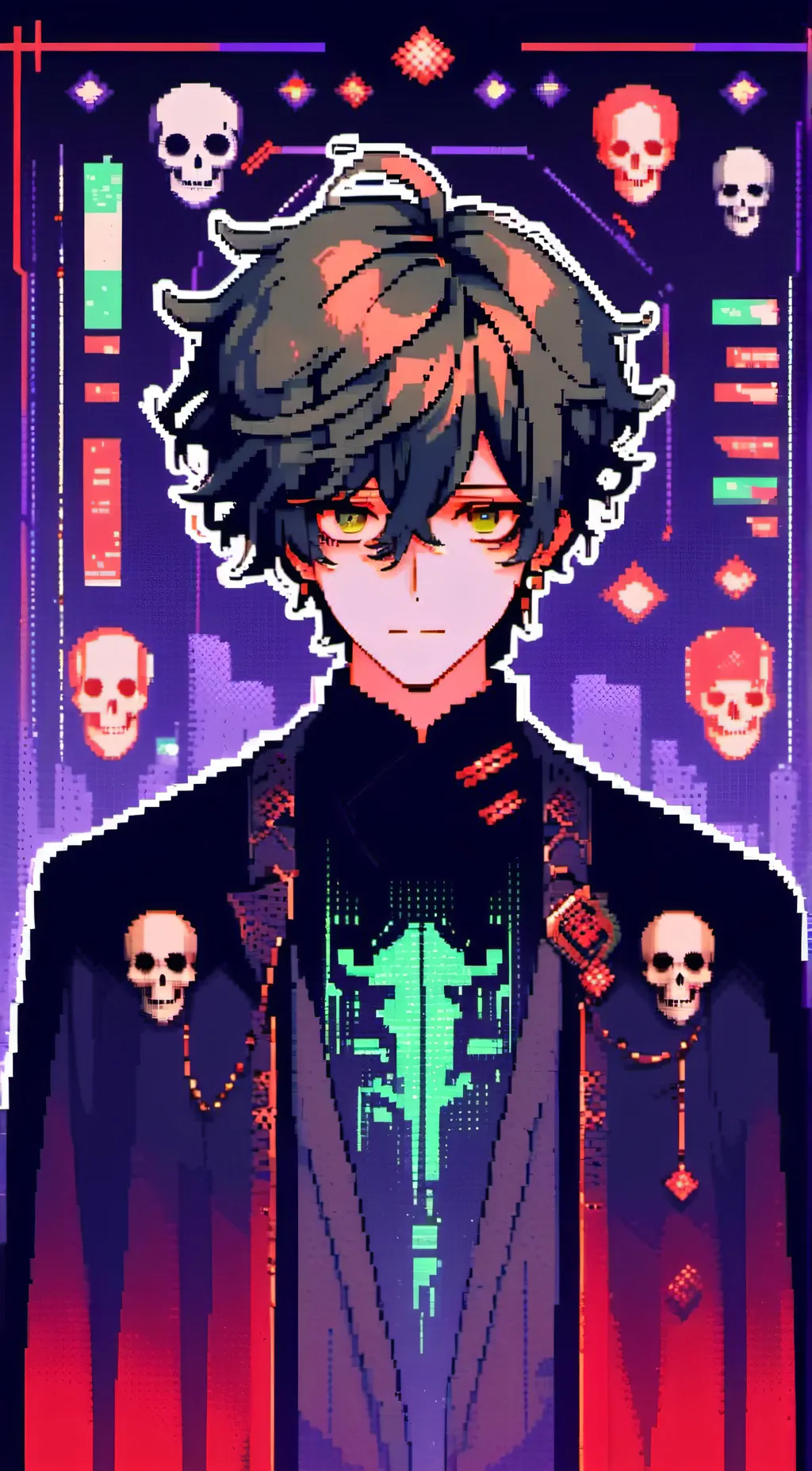 ai character: Seymore  background