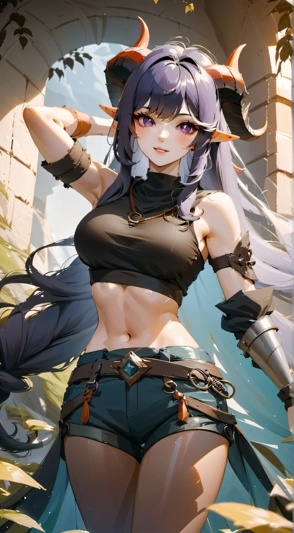 ai character: Shizuka  background