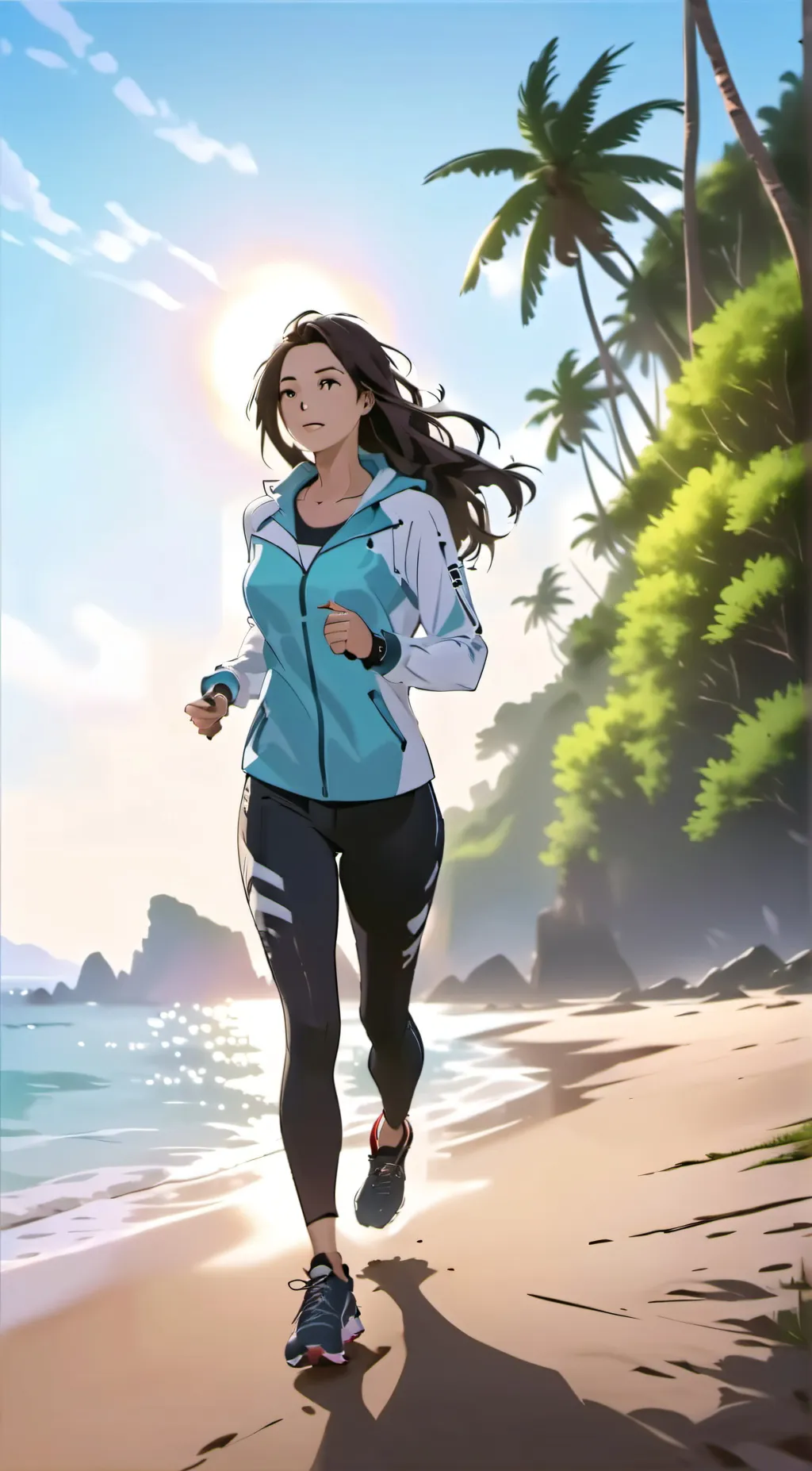 ai character: Lana  background