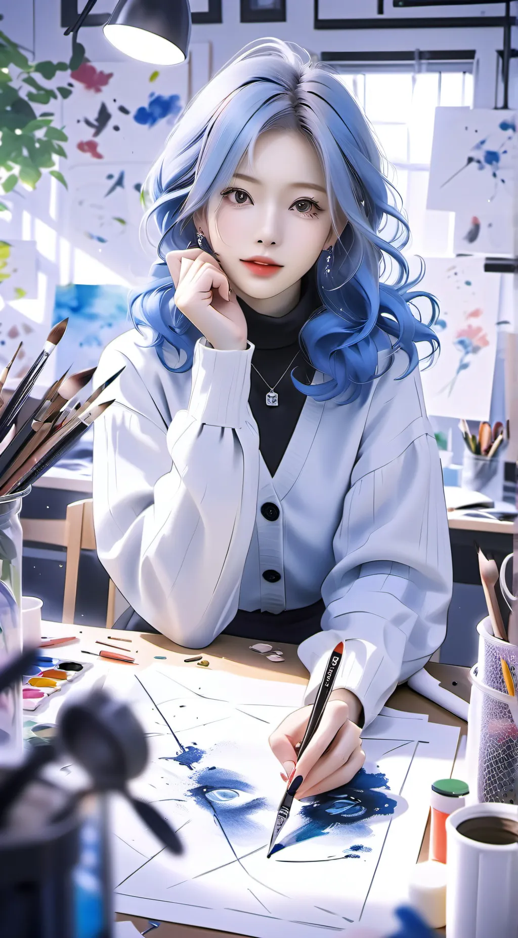 ai character: Rose Micmillon  background