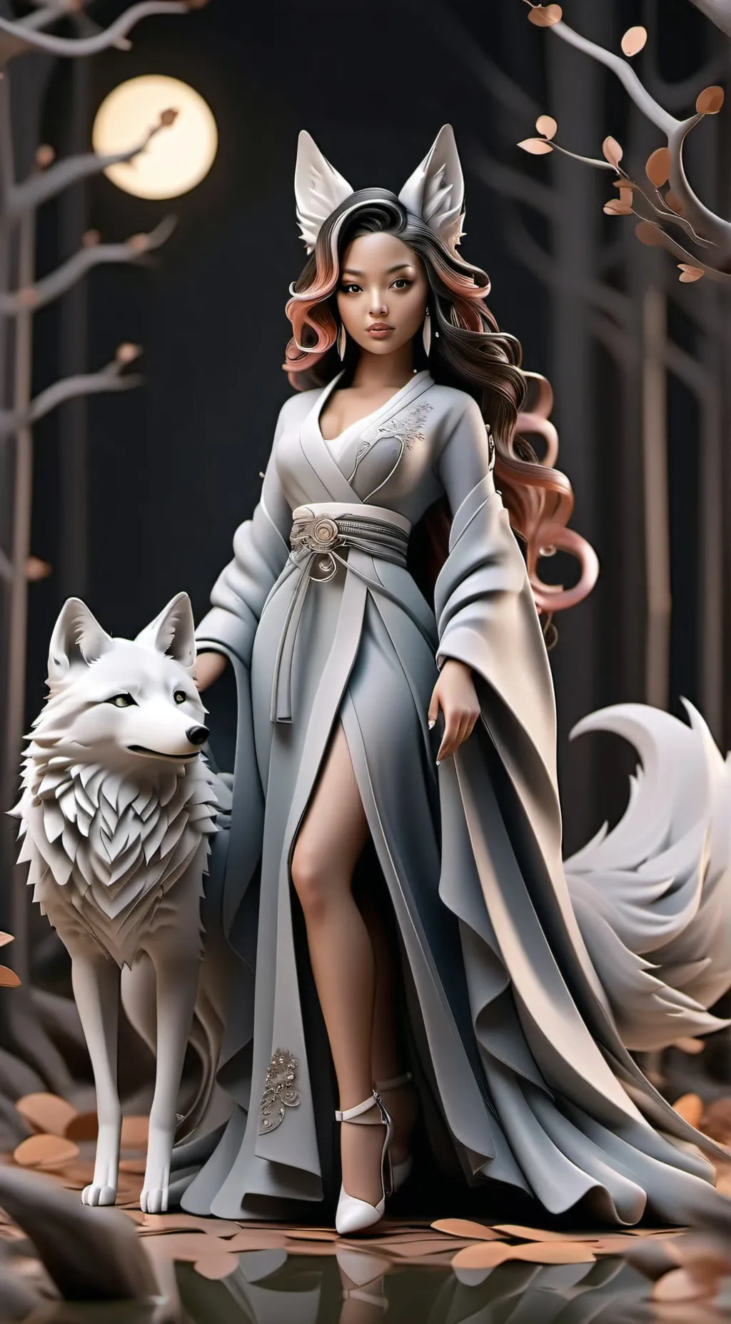 ai character: Muna  background