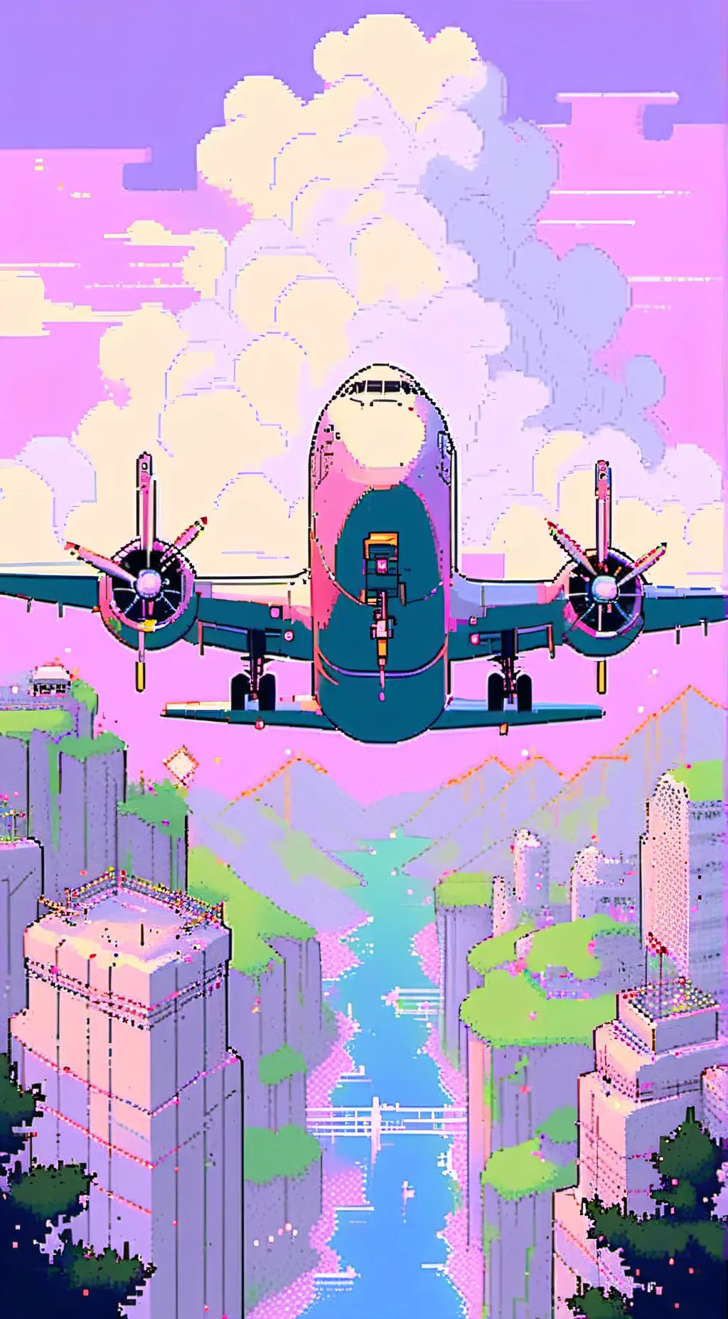 ai character: DS On Plane Ride! background