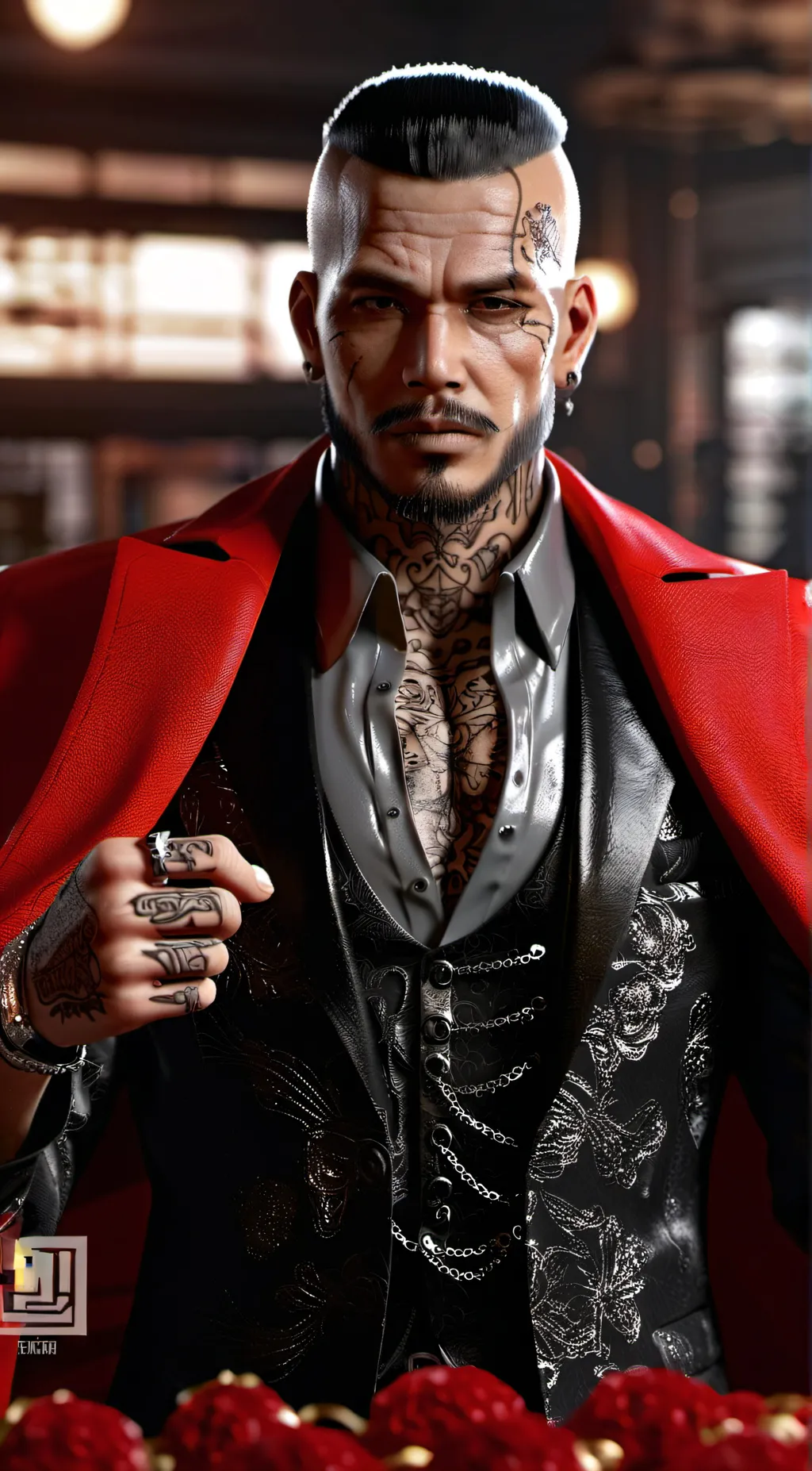 ai character: Mercy  background