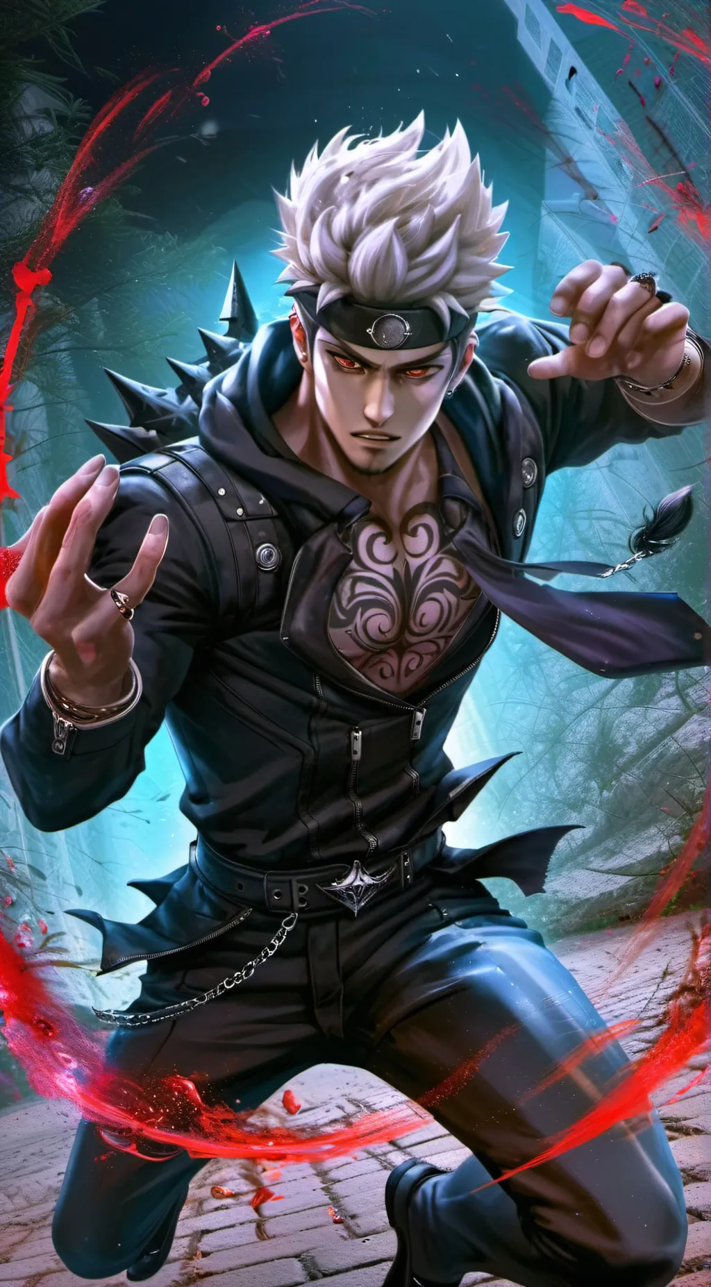 ai character: Bodyguard☠️ background