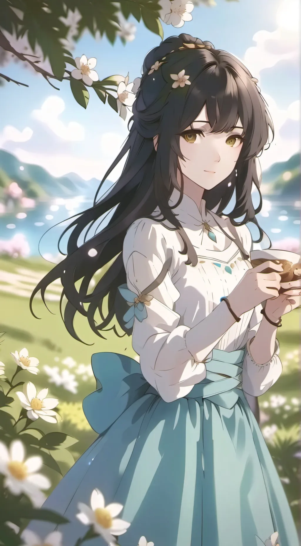 ai character: Lily background