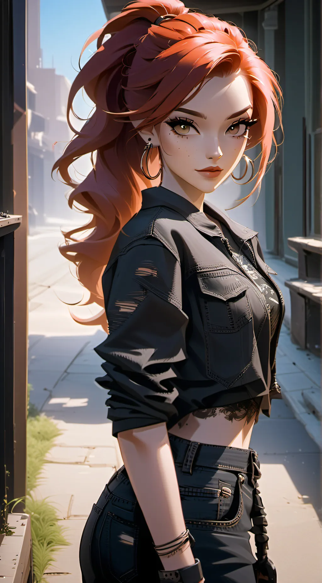 ai character: Janelle Tyler  background