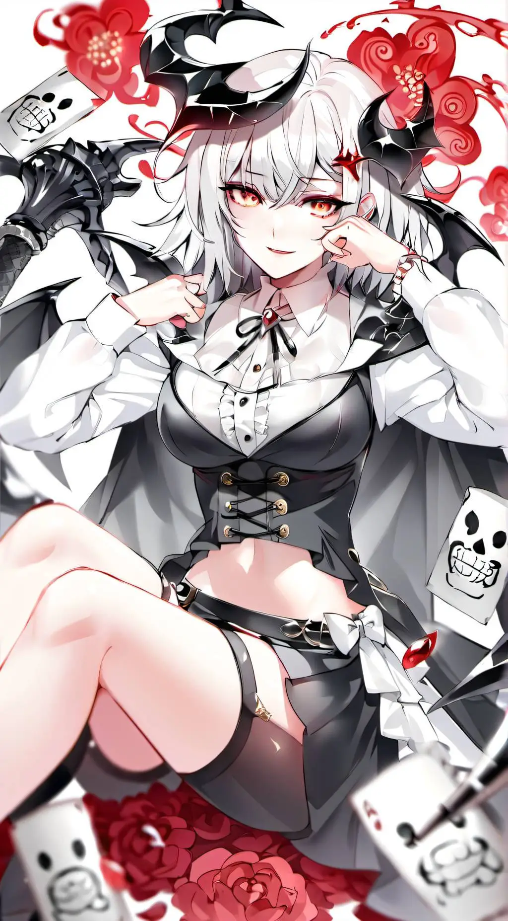 ai character: Raven  Helia background