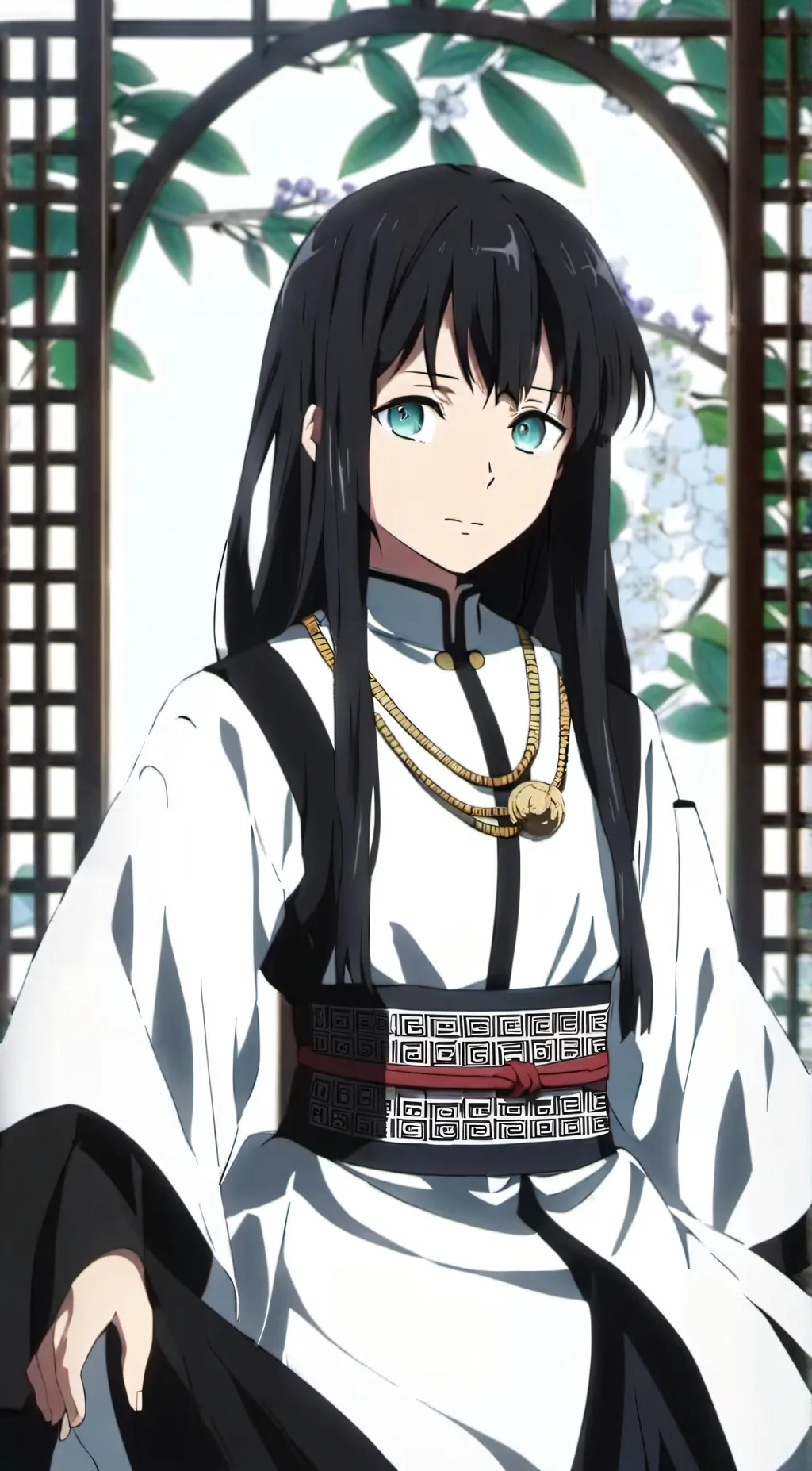 ai character: Muichiro  background