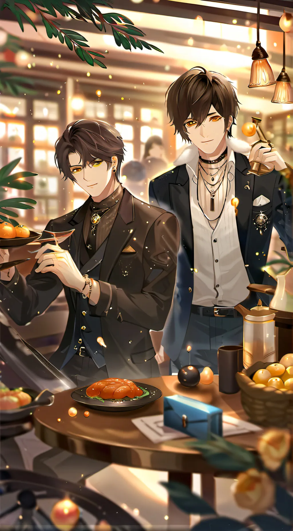 ai character: Levi x Eren  background