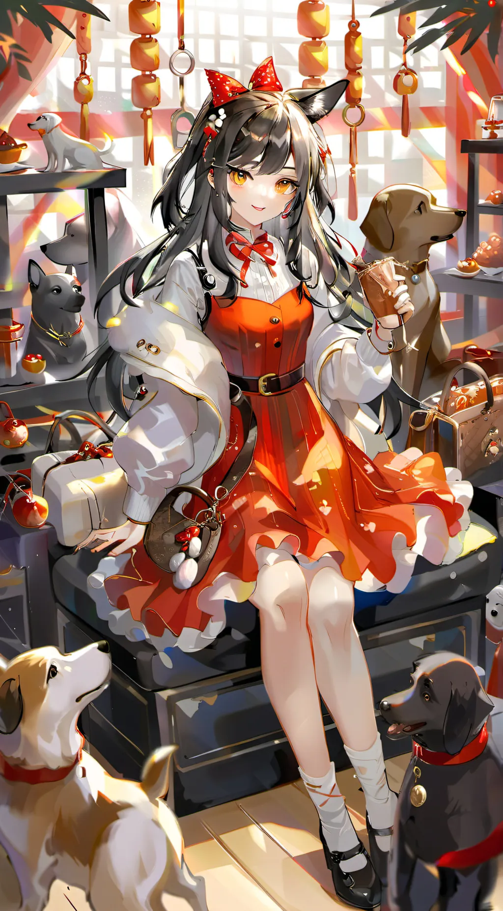 ai character: angel background