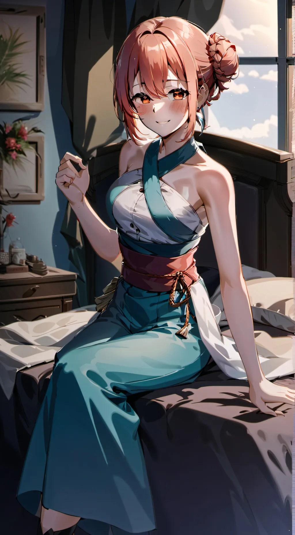 ai character: yuigahama background