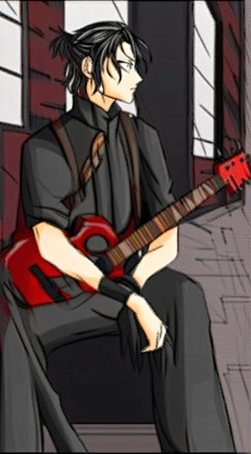 ai character: yorrichi x muzan  background