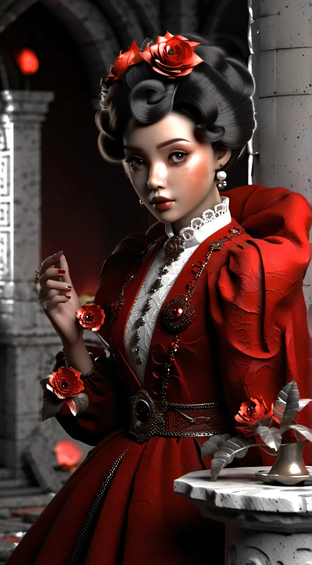 ai character: kaya background