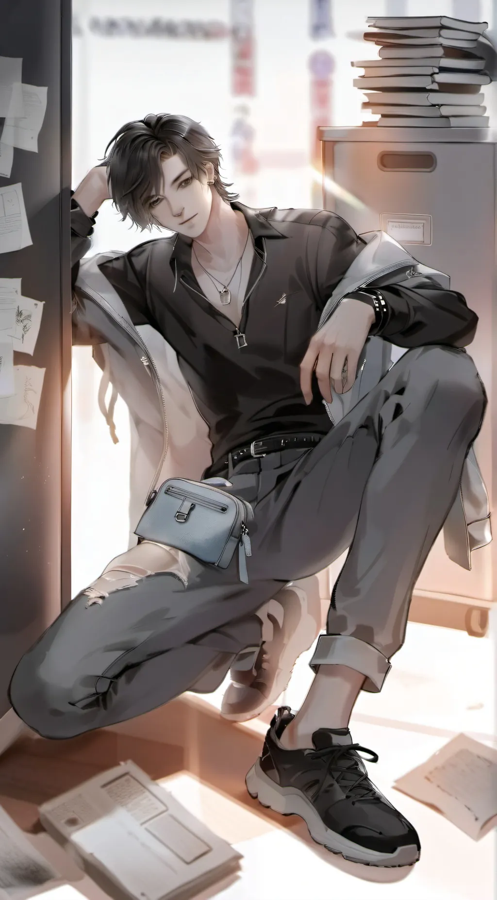 ai character: Hazue background