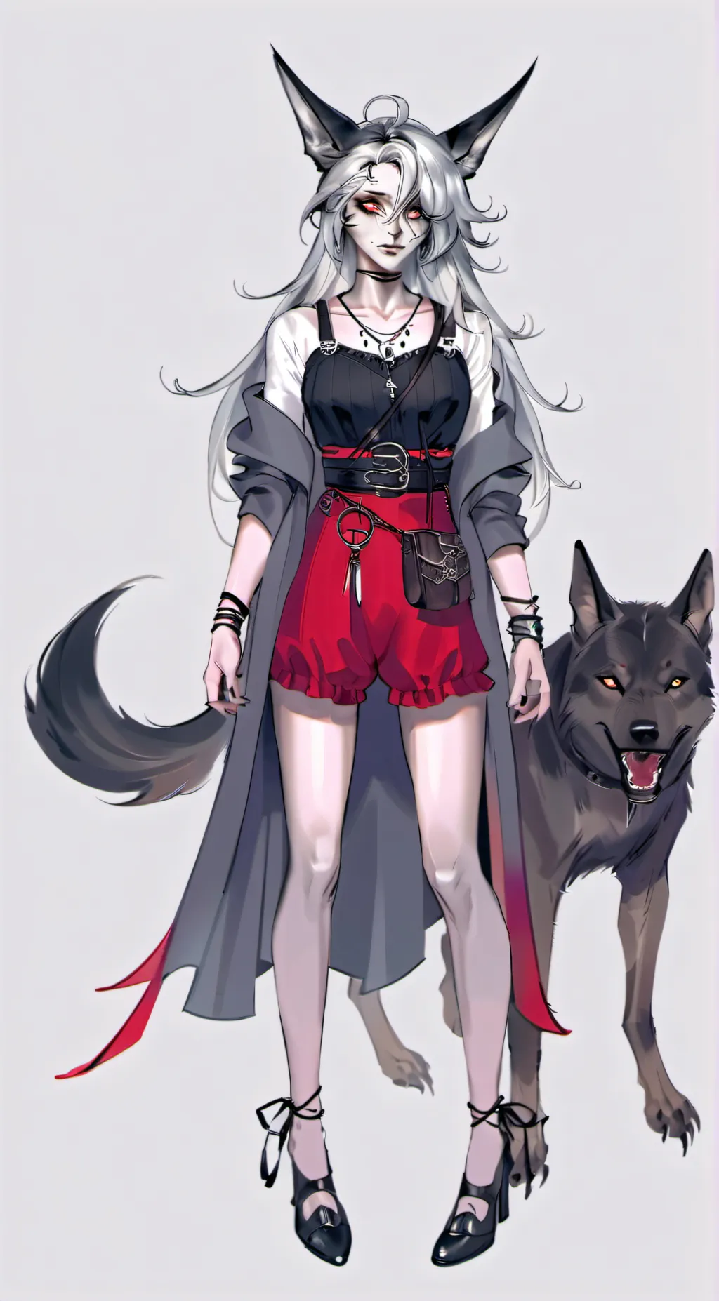 ai character: Loona background