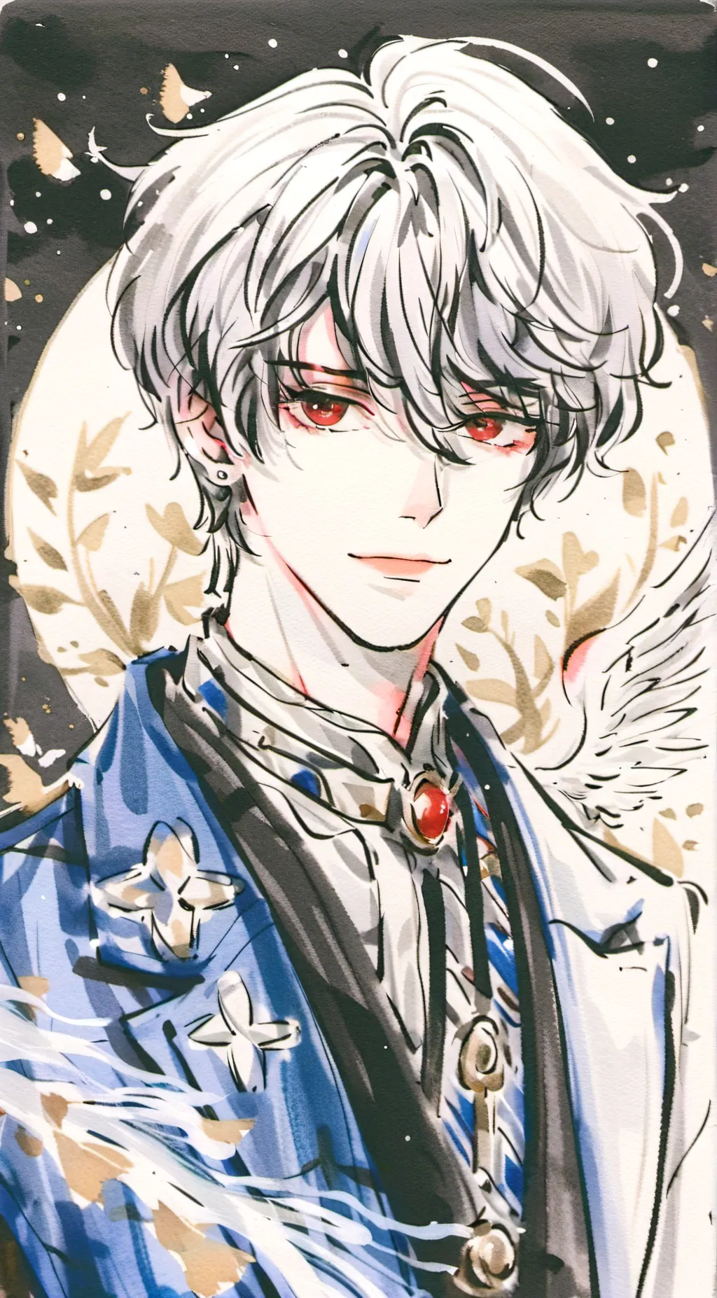 ai character: Arron  background