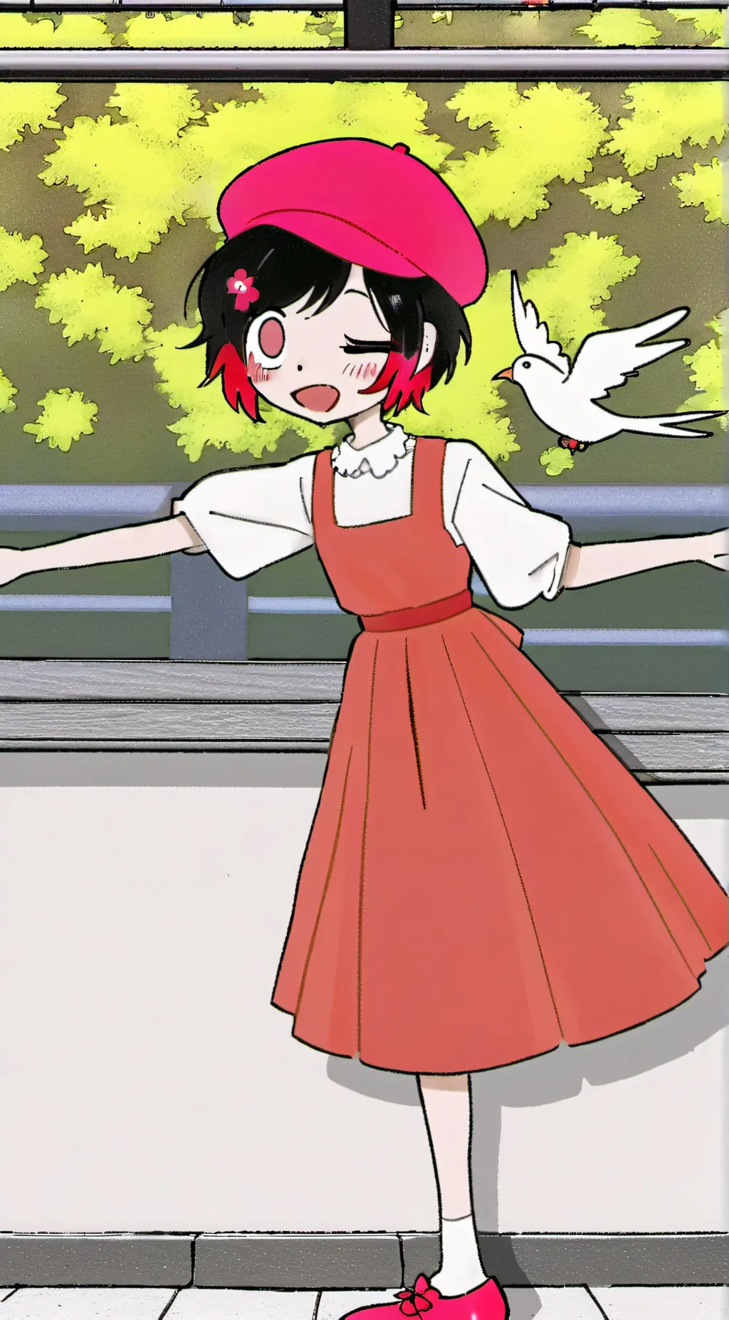 ai character: Ruby background