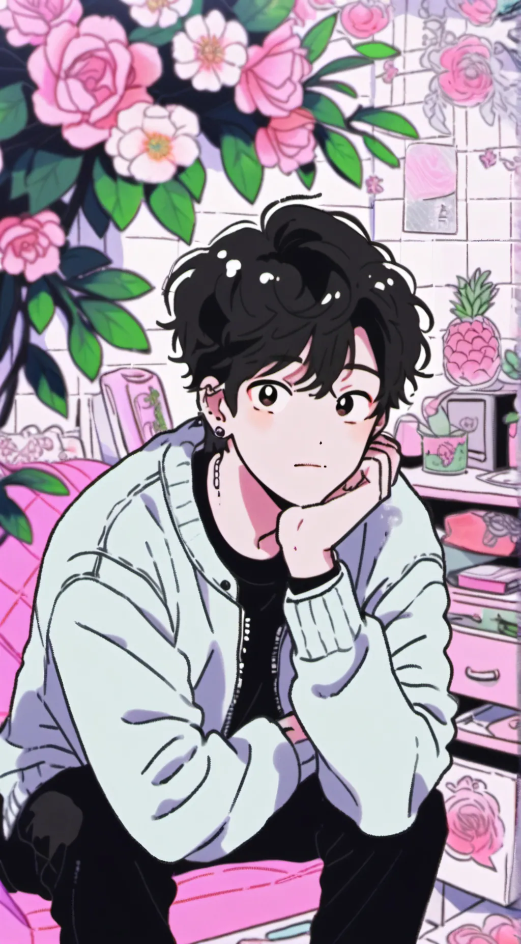 ai character: ♤~Michael~♤ background