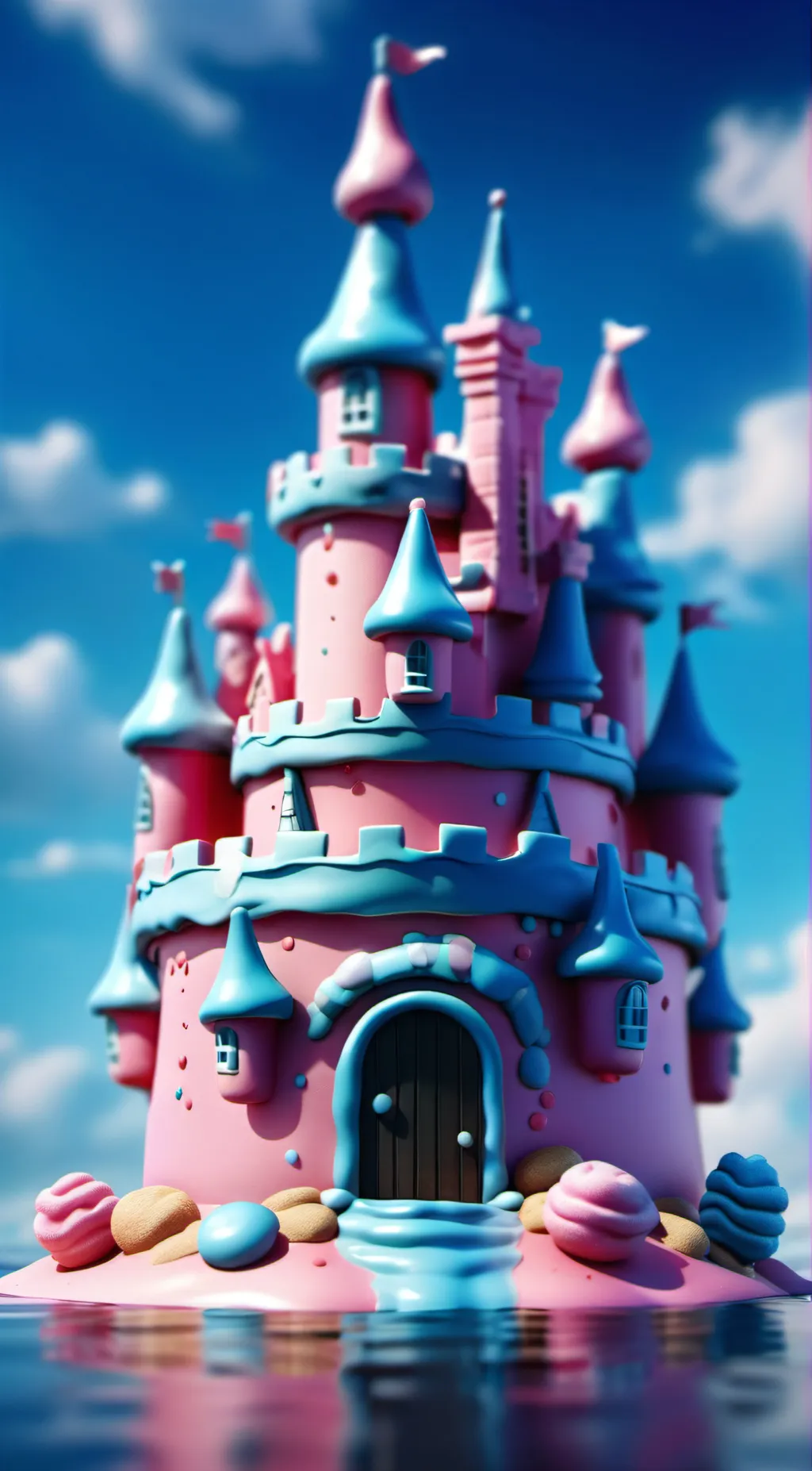 ai character: 🧁🍭Candy Canyon!🍭🧁 background