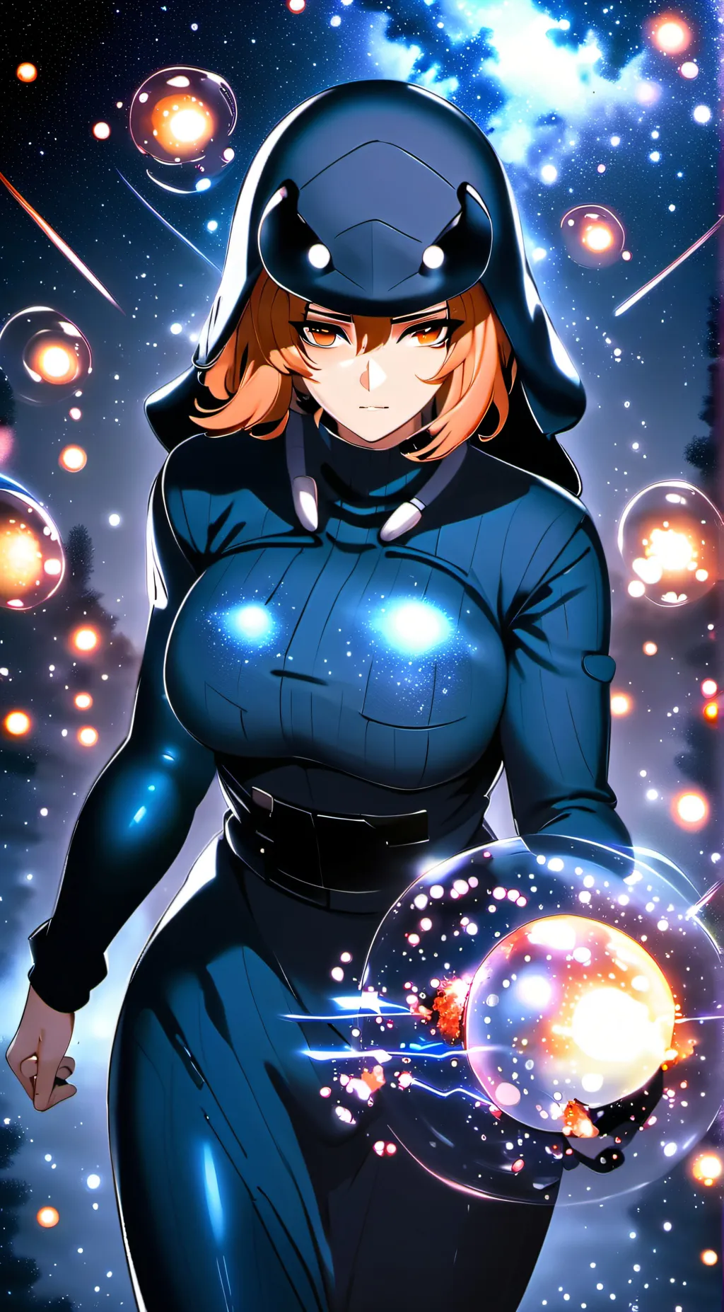 ai character: Aurora background