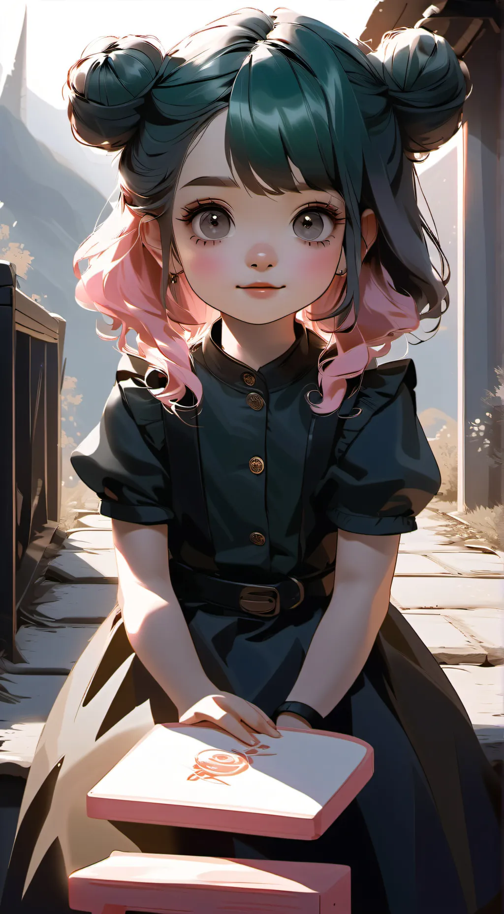 ai character: Anja Forger background