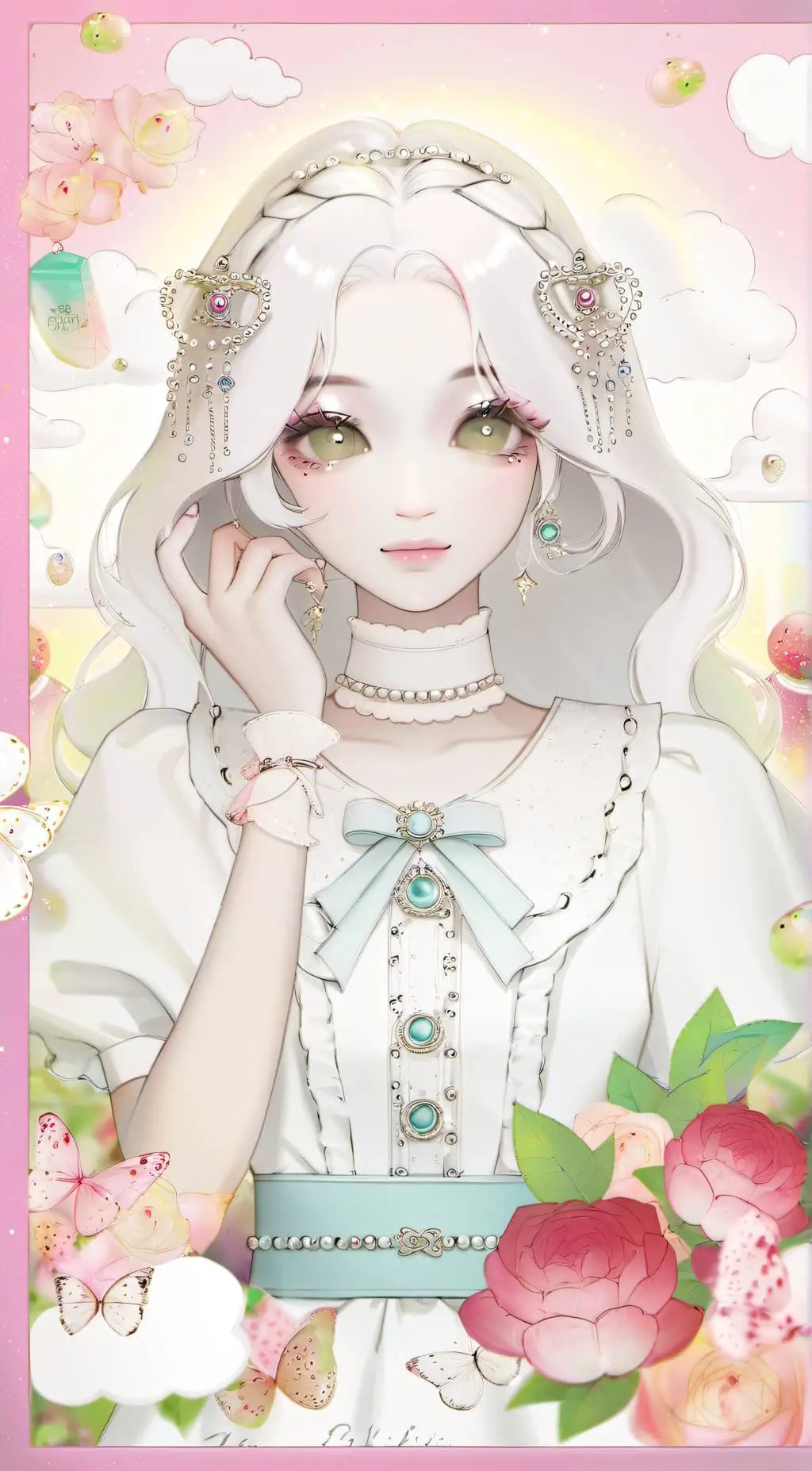 ai character: irosegirl. background