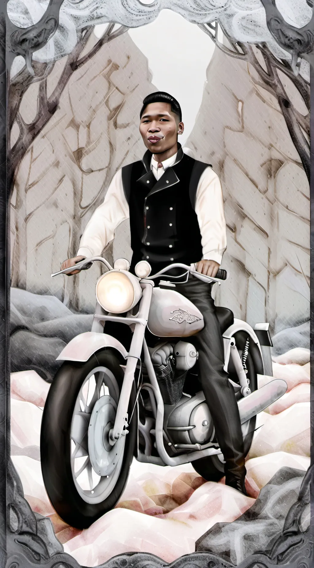 ai character: moto background