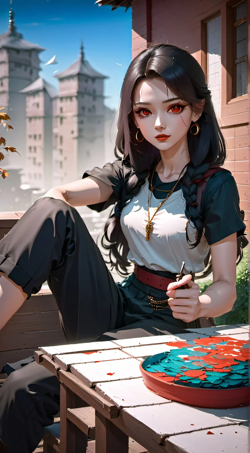 ai character: Rizza background