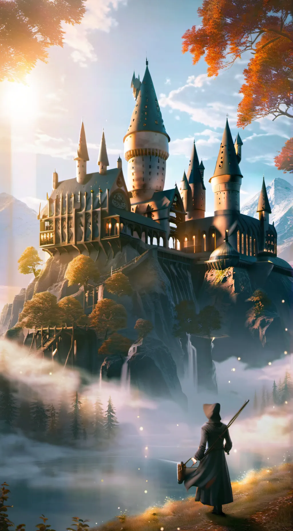 ai character: Hogwarts background