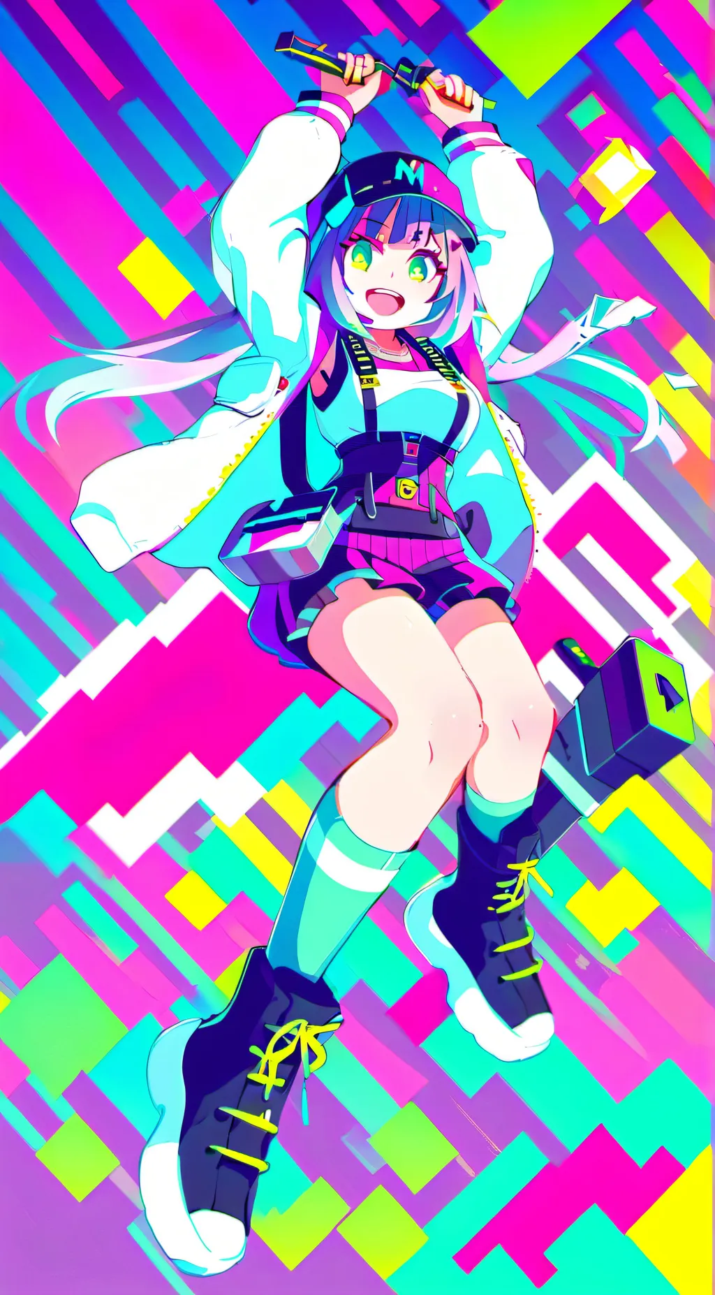 ai character: luna background