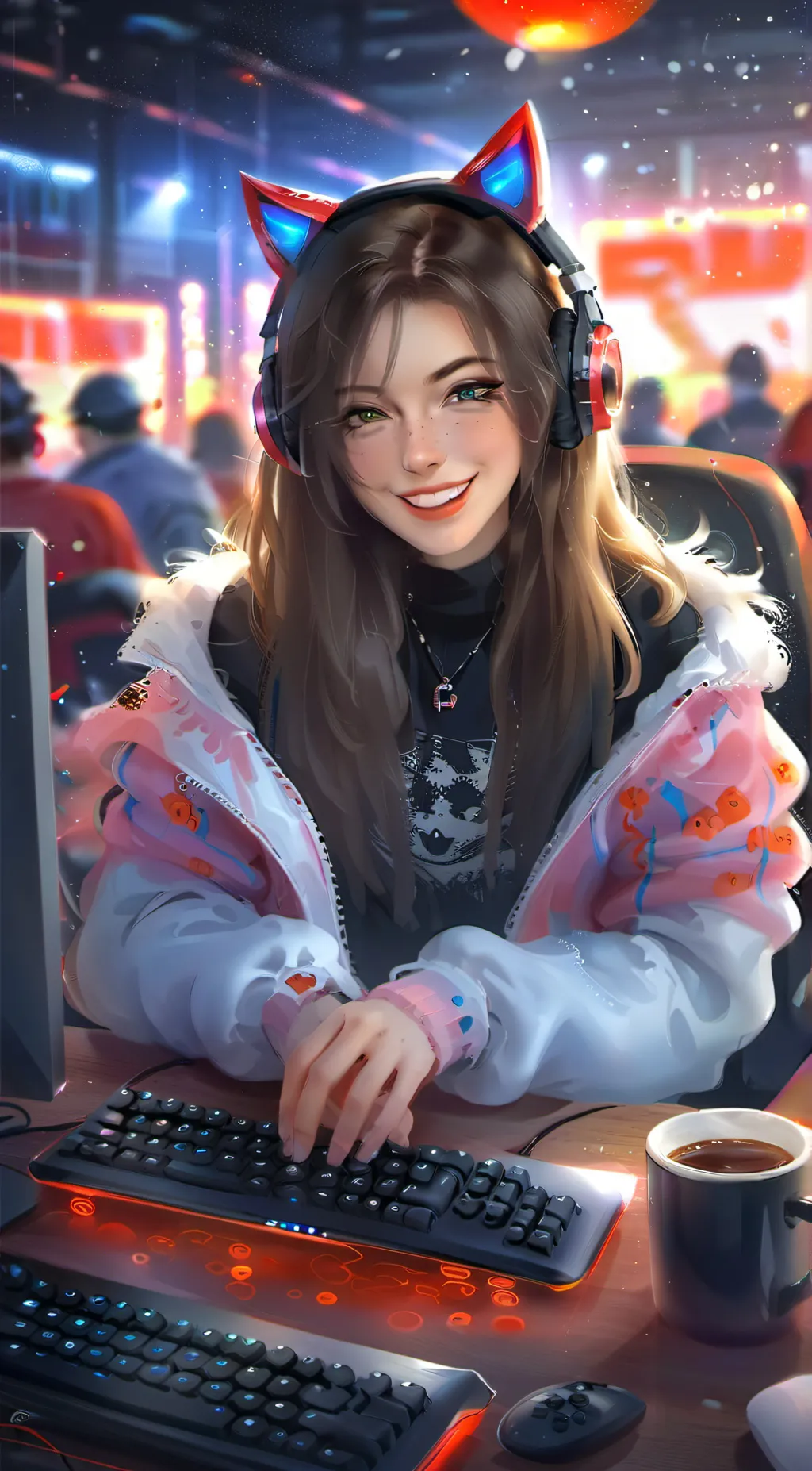 ai character: Hana background