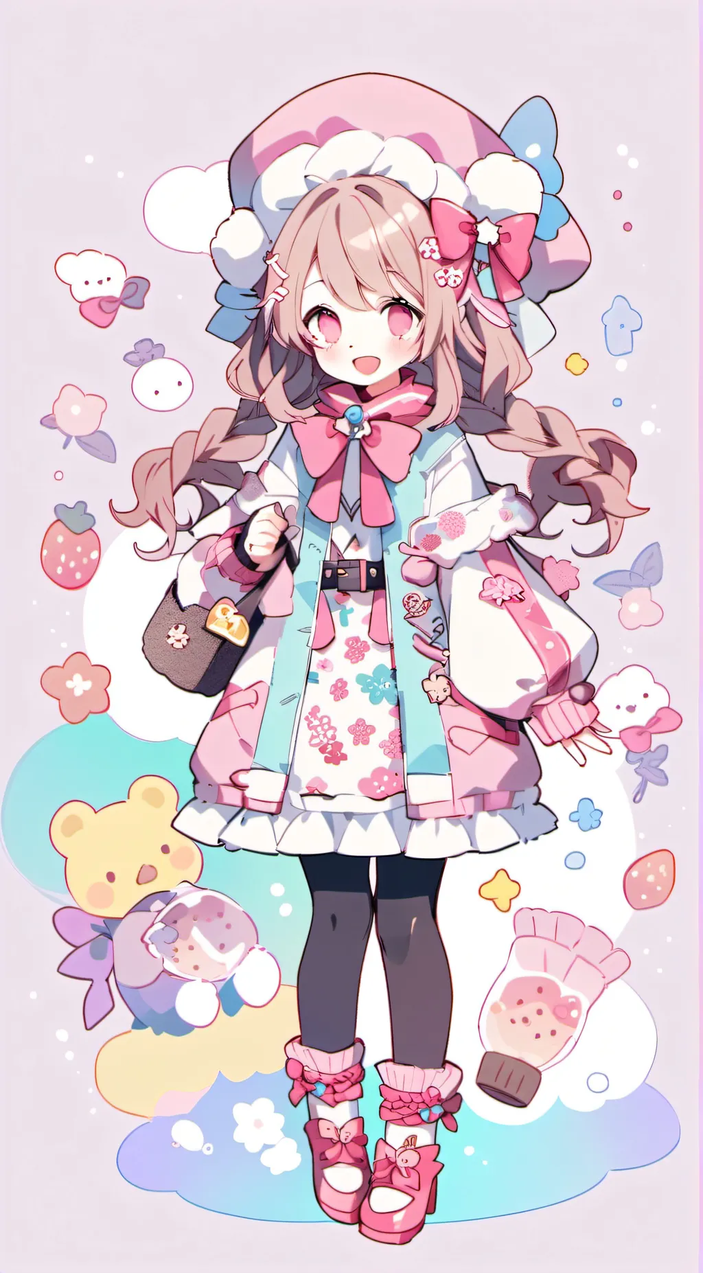 ai character: DDLC summer! background