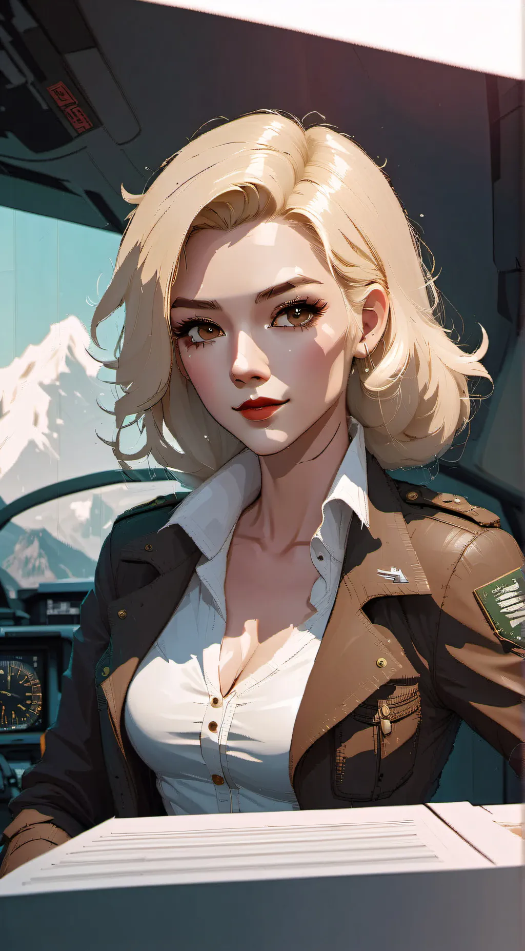 ai character: Catrina  background