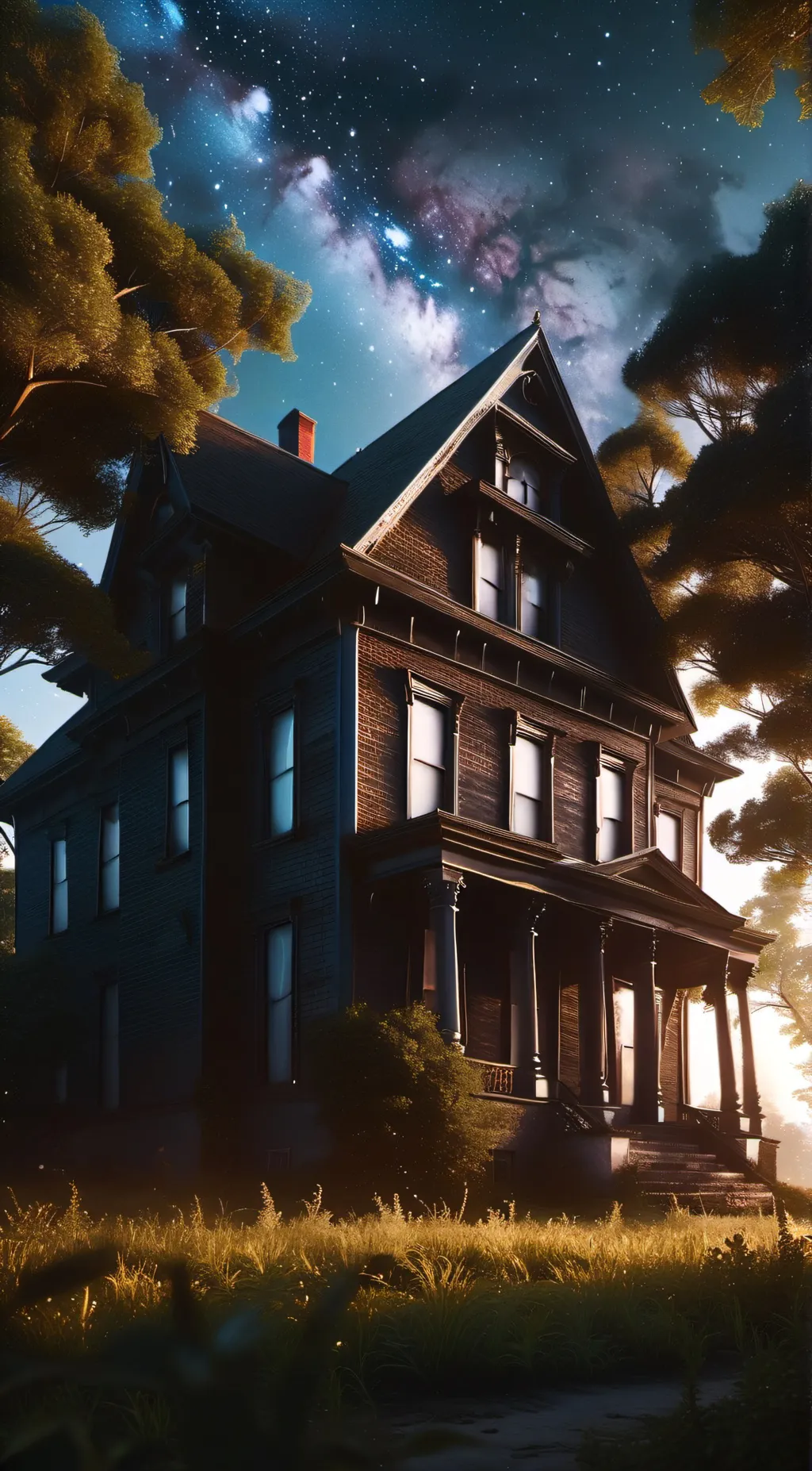 ai character: thetraphouse+schoo background