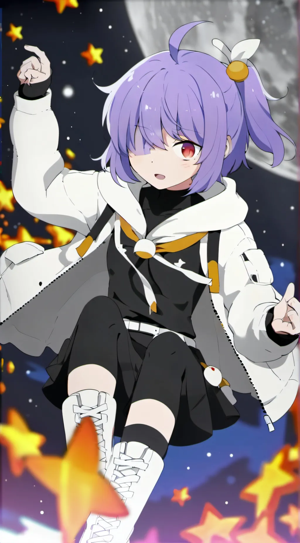 ai character: Snuggie background