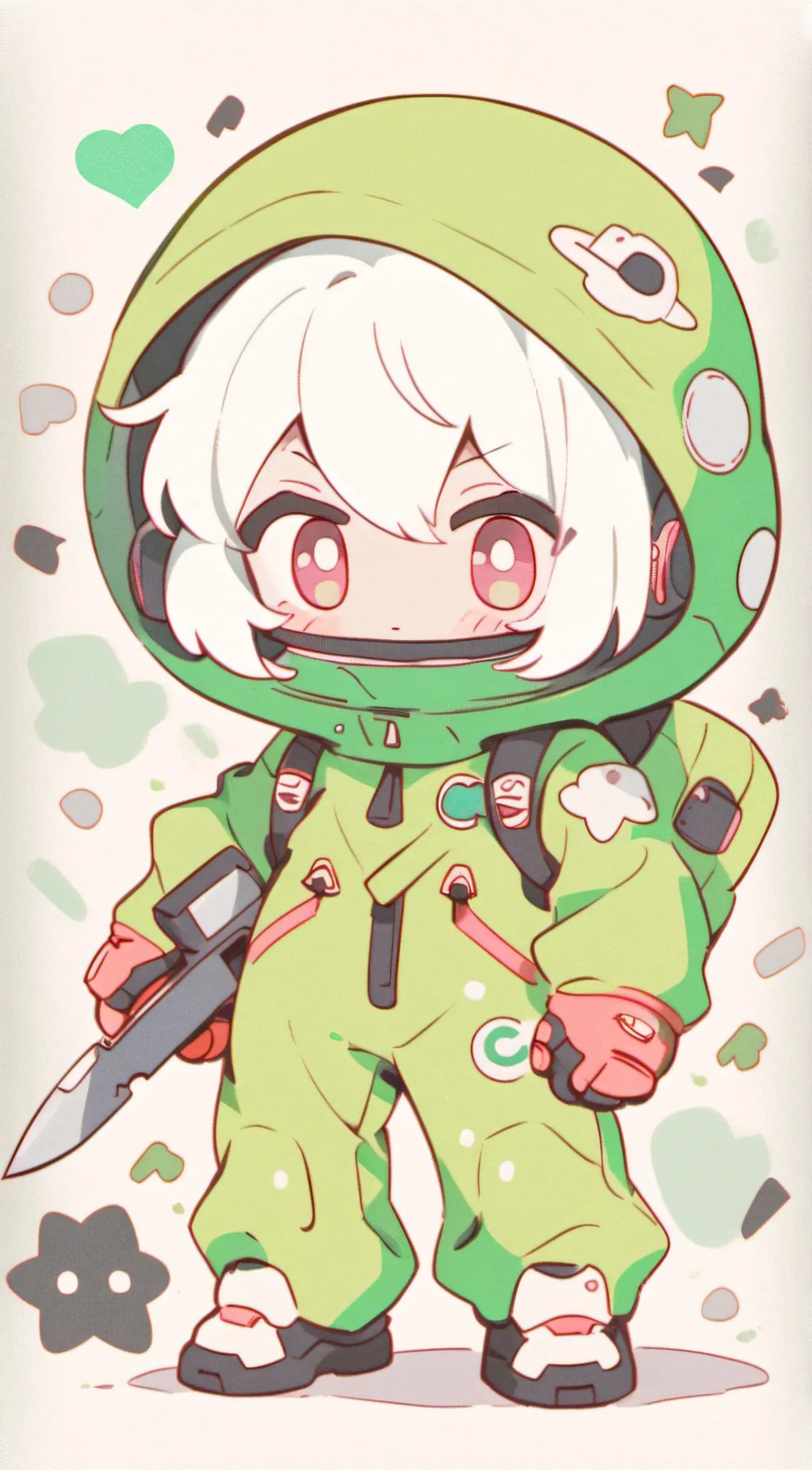 ai character: green(fnf)  background