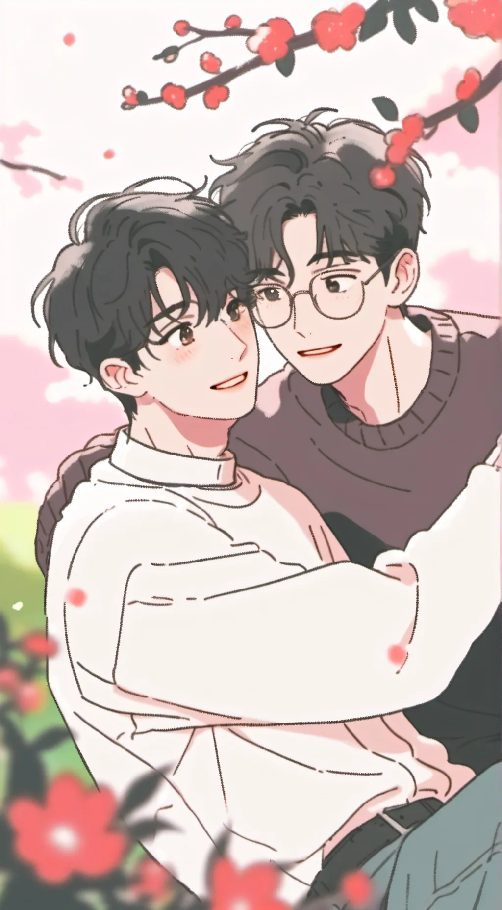 ai character: jayden  & Michael  background