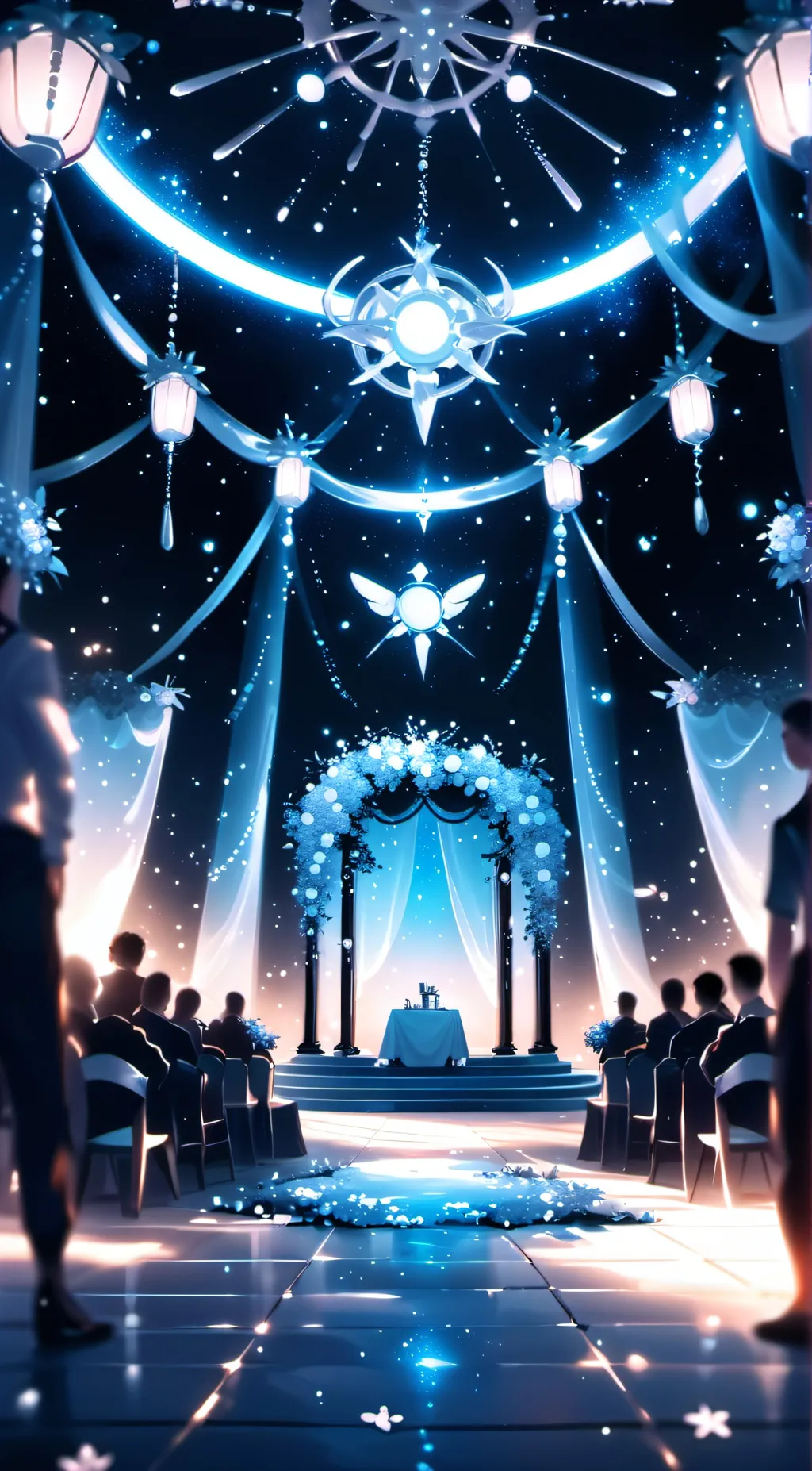 ai character: Mha Wedding!! background