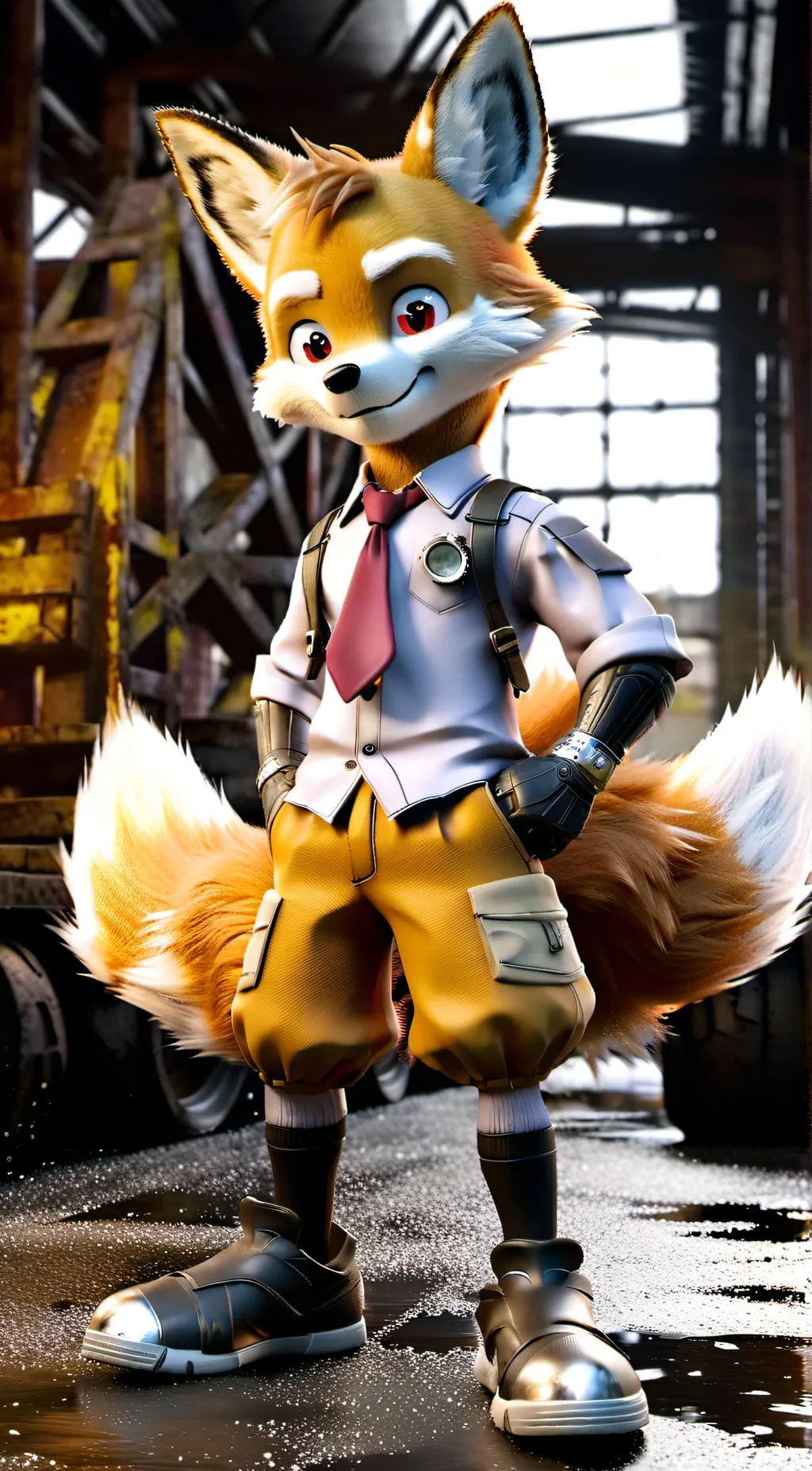 ai character: Miles Prower/Tails background