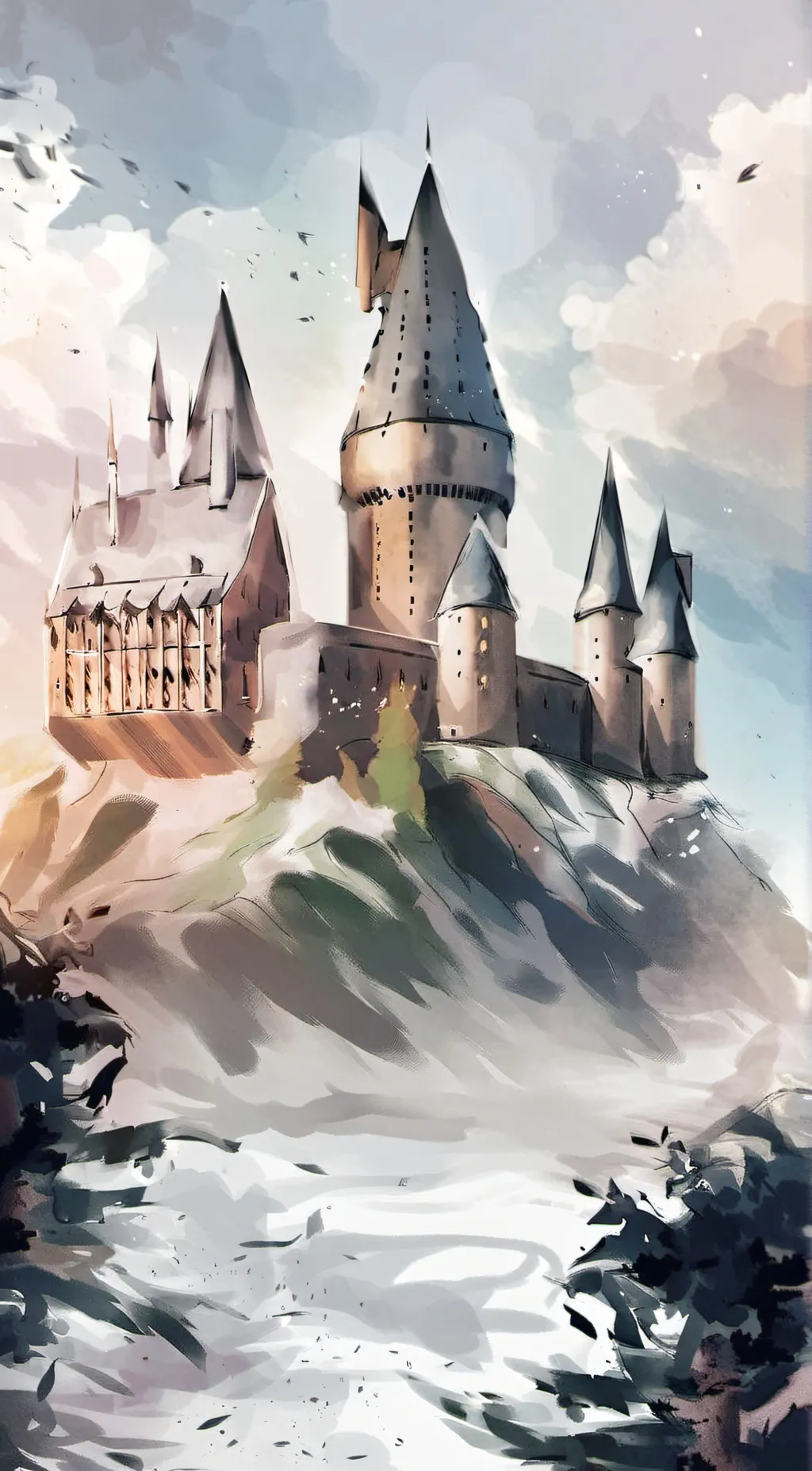 ai character: Hogwarts background