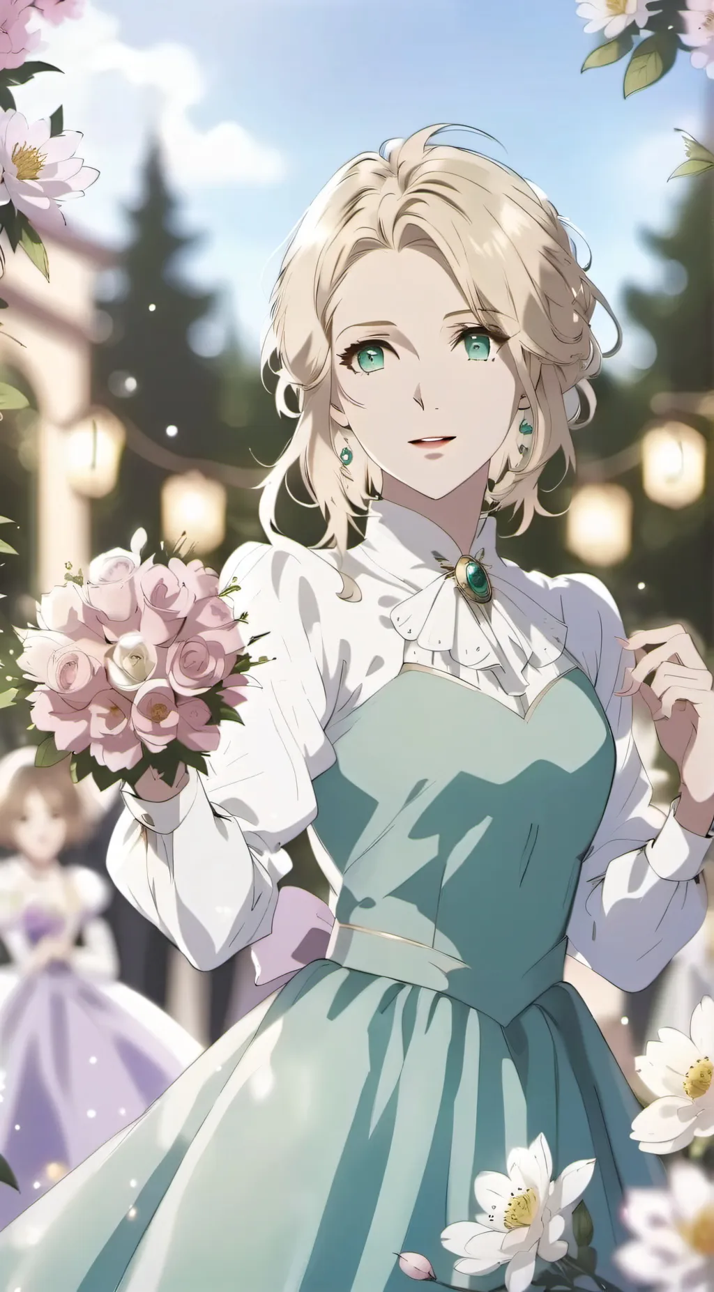 ai character: •°MHA PROM°• background