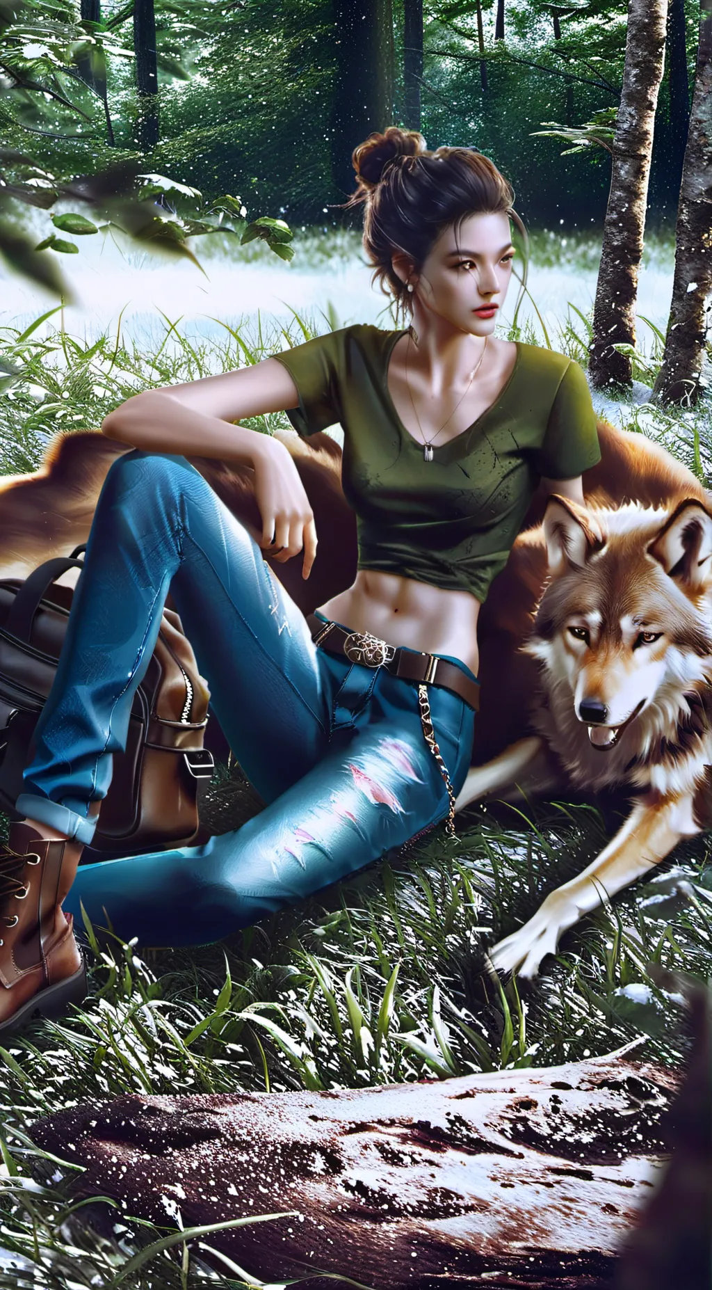 ai character: Audrey background