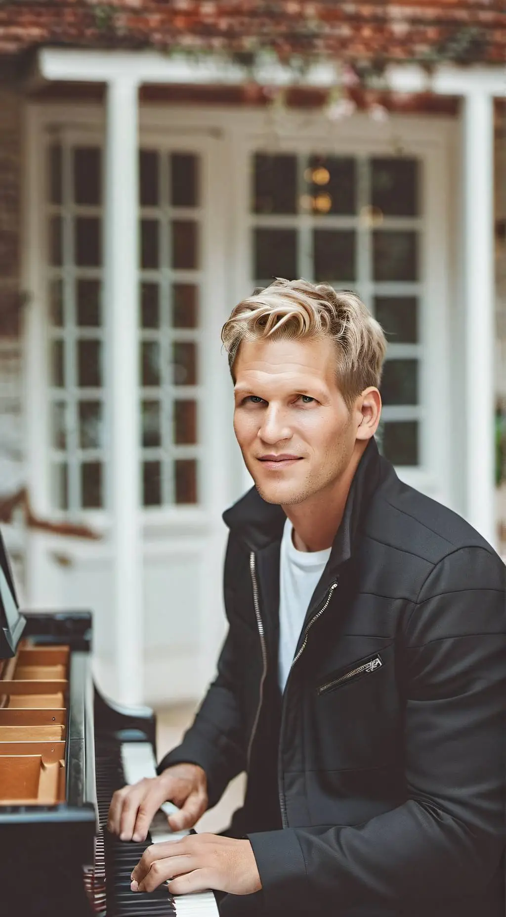 ai character: Jascha Richter  background