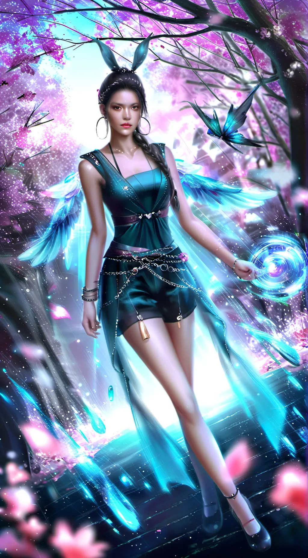 ai character: siren Nora background