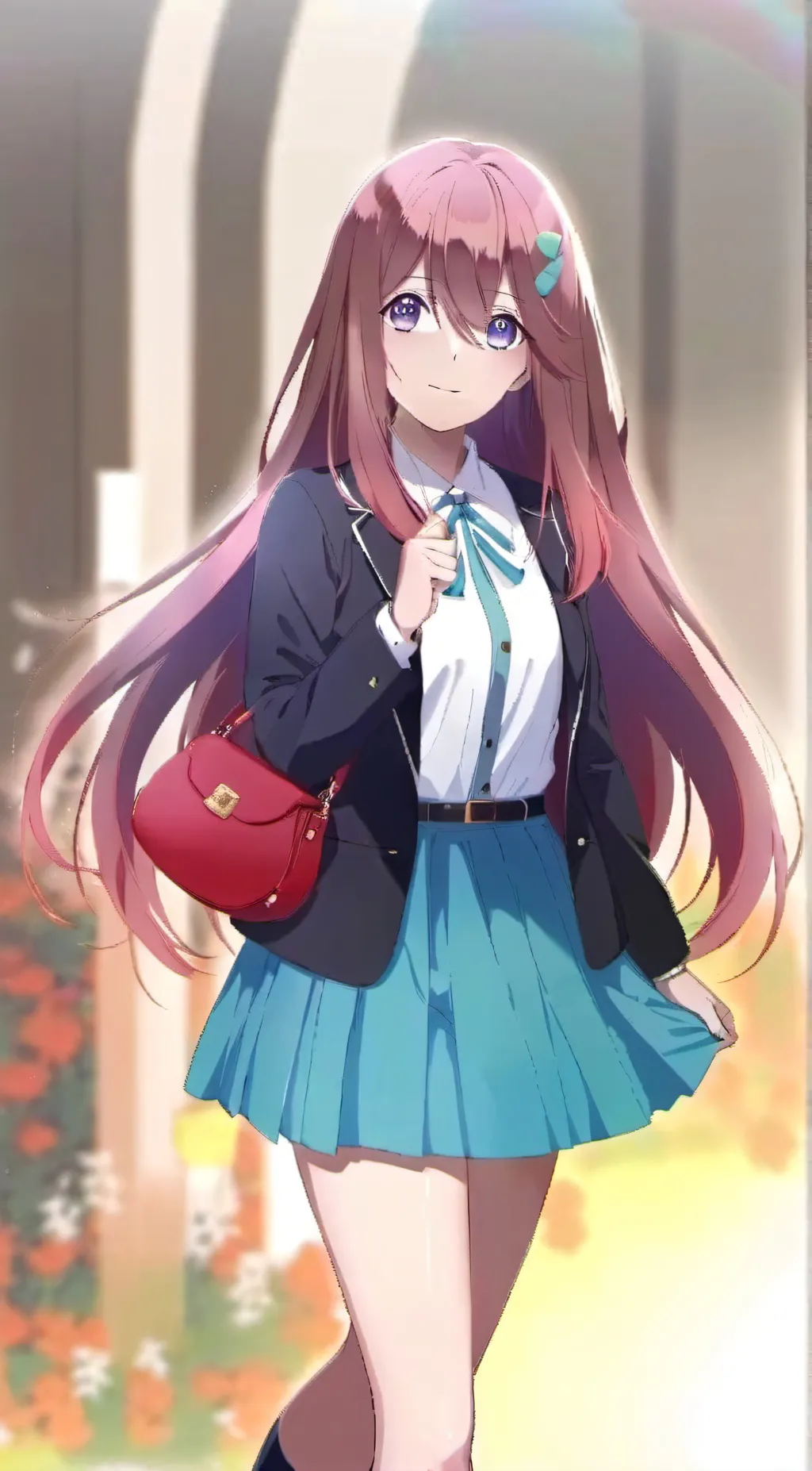 ai character: miku nakano background